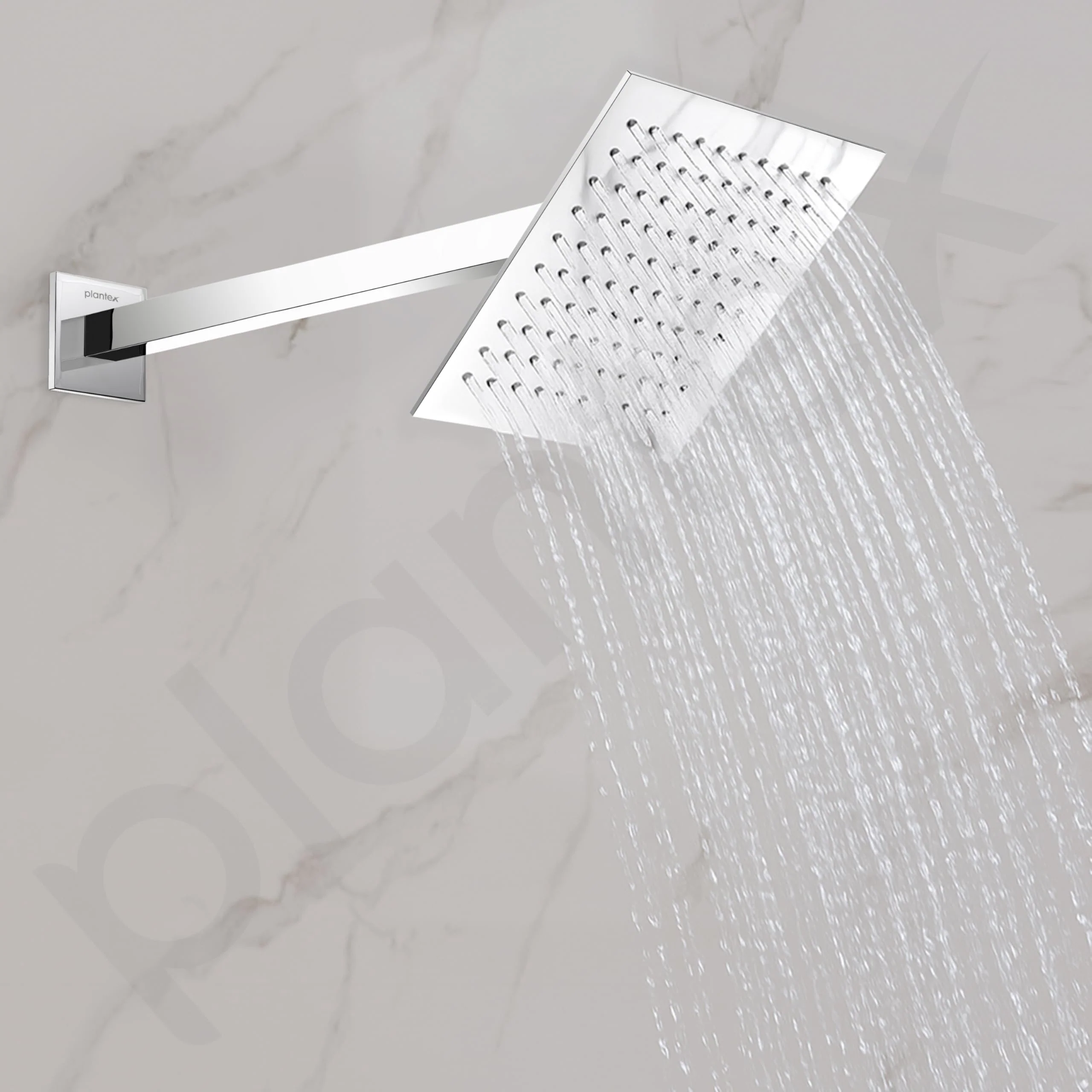 18-Inch Shower Arm: Stainless Steel Wall-Mount Fitting | Chrome - Image 7