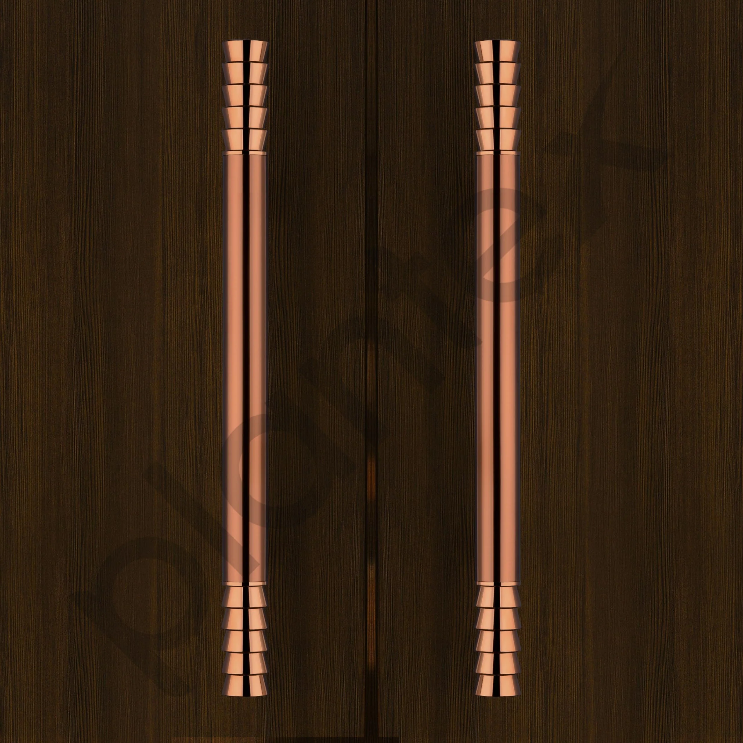 Plantex 14 Inch Stainless Steel Lotus Main Door Handle/Pull-Push Handles for Main Door/Wooden & Glass Door Handle/3 Years Warranty Pack of 2 (PVD Rose Gold) - Image 5