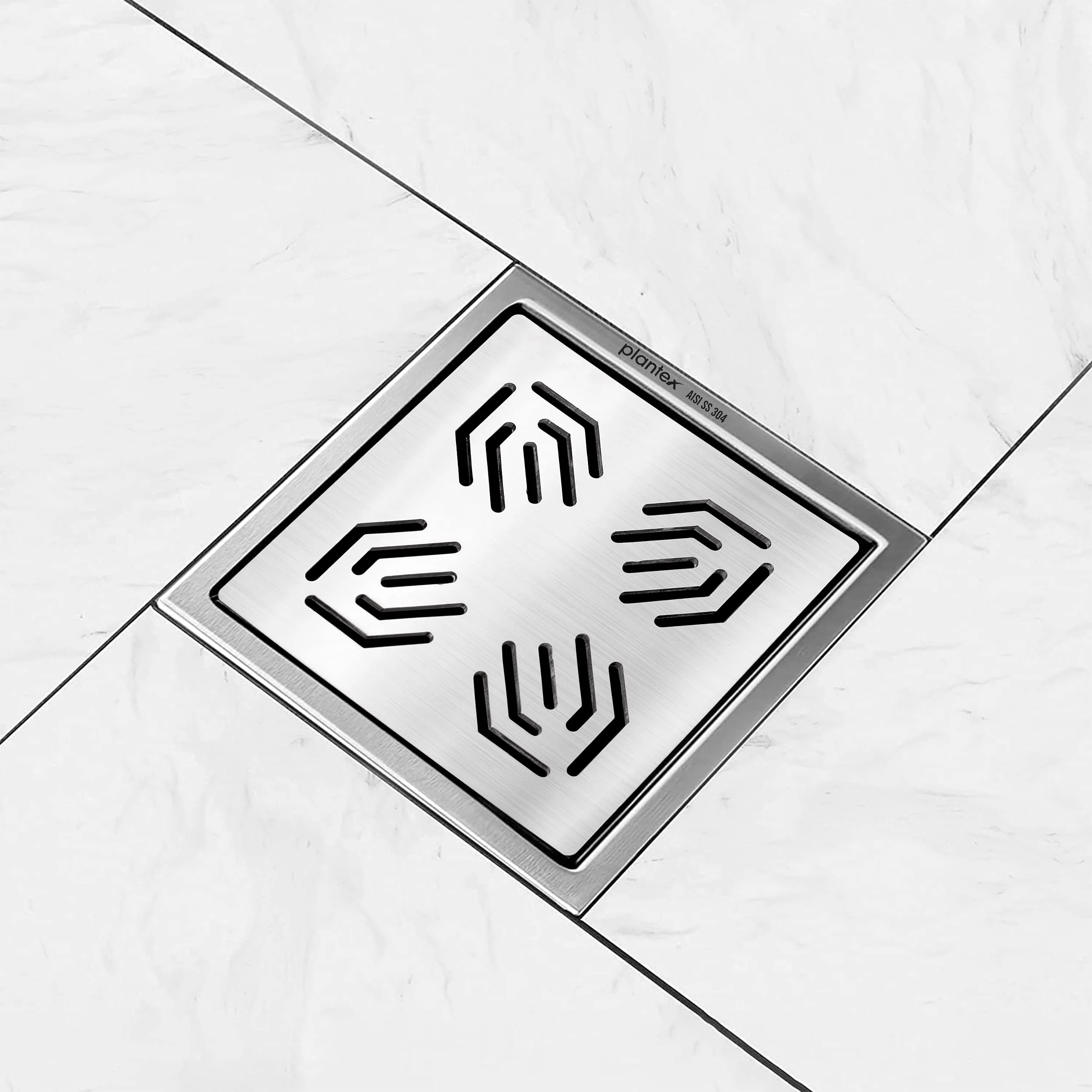 Plantex 304 Grade Stainless Steel Drain Cover/Drainage Cover/Drain Cover for Bathroom/Jali for Bathroom and Balcony- (6x6 inches) - Image 2