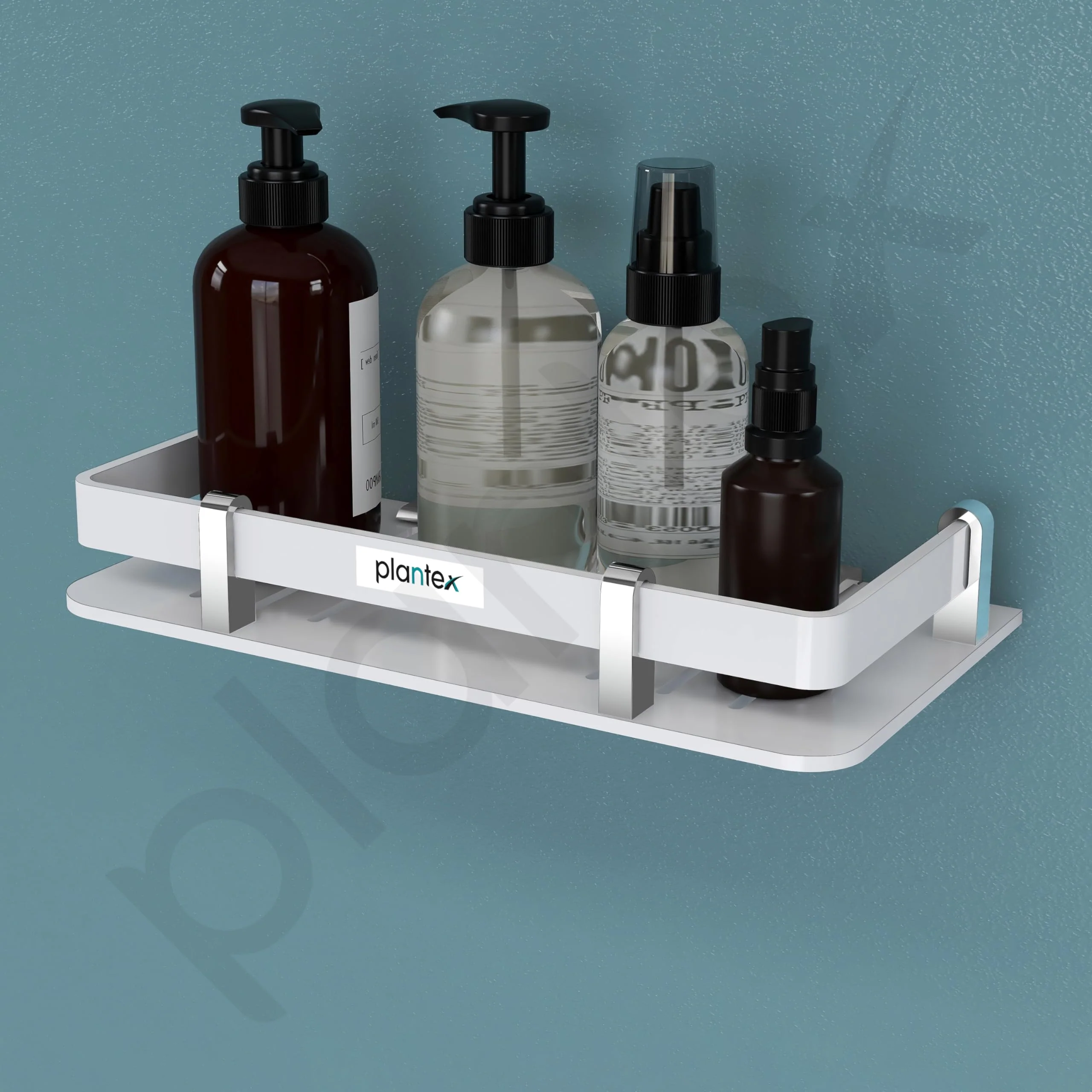Plantex Acrylic Bathroom Organizer/Shelf for Kitchen/Wall - Accessories (9x5 Inches-White) - Image 6