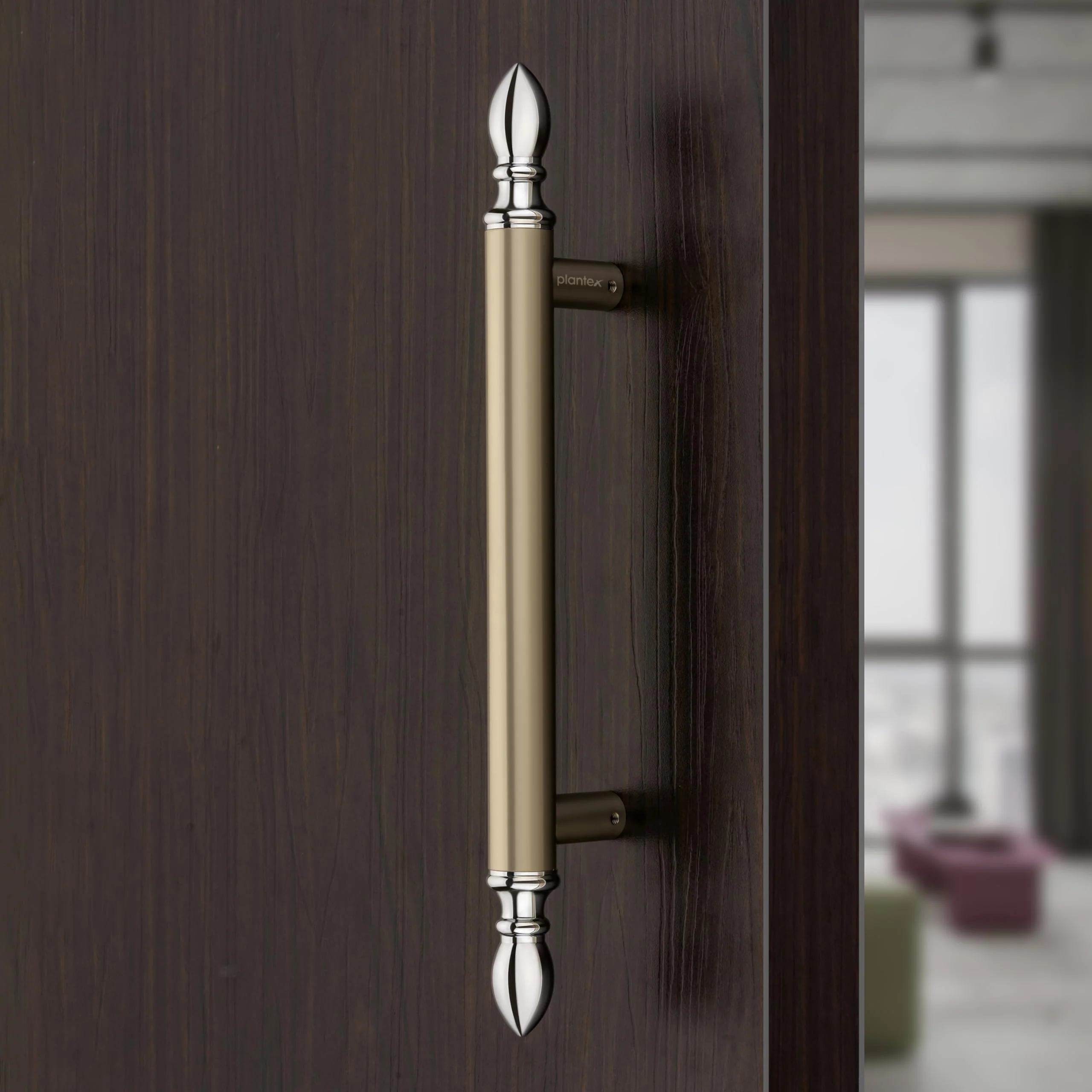 Plantex Altros Main Door Handle/14 Inch Door Handle for Main Door/Pull Push Handle for Home/Hotel/Office – Pack of 1 (106,White Satin and Chrome Finish) - 3 Years Warranty - Image 5