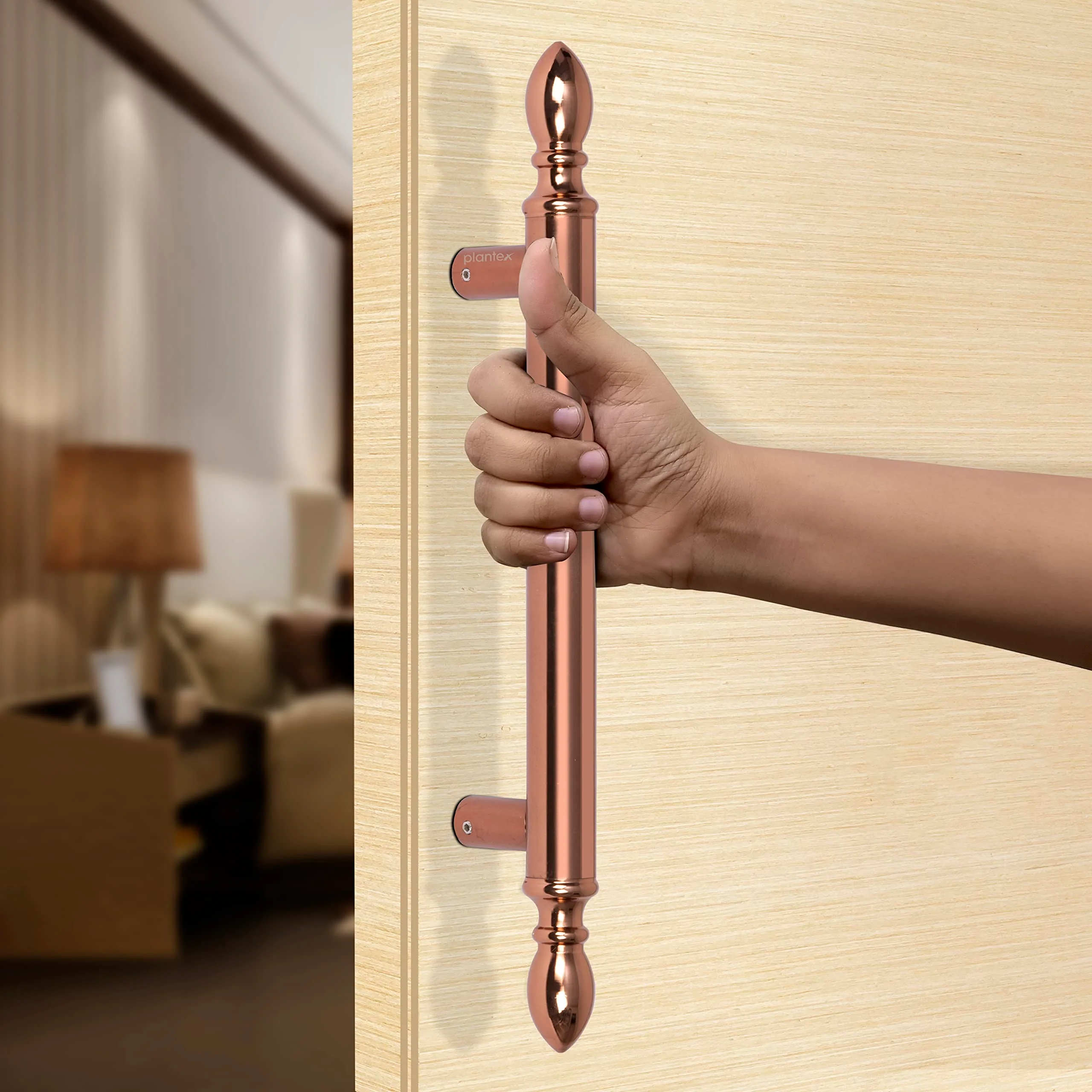 Plantex Altros Main Door Handle/14 Inch Door Handle for Main Door/Pull Push Handle for Home/Office/Hotel – Pack of 1 (106,PVD Rose Gold) - 3 Years Warranty - Image 5