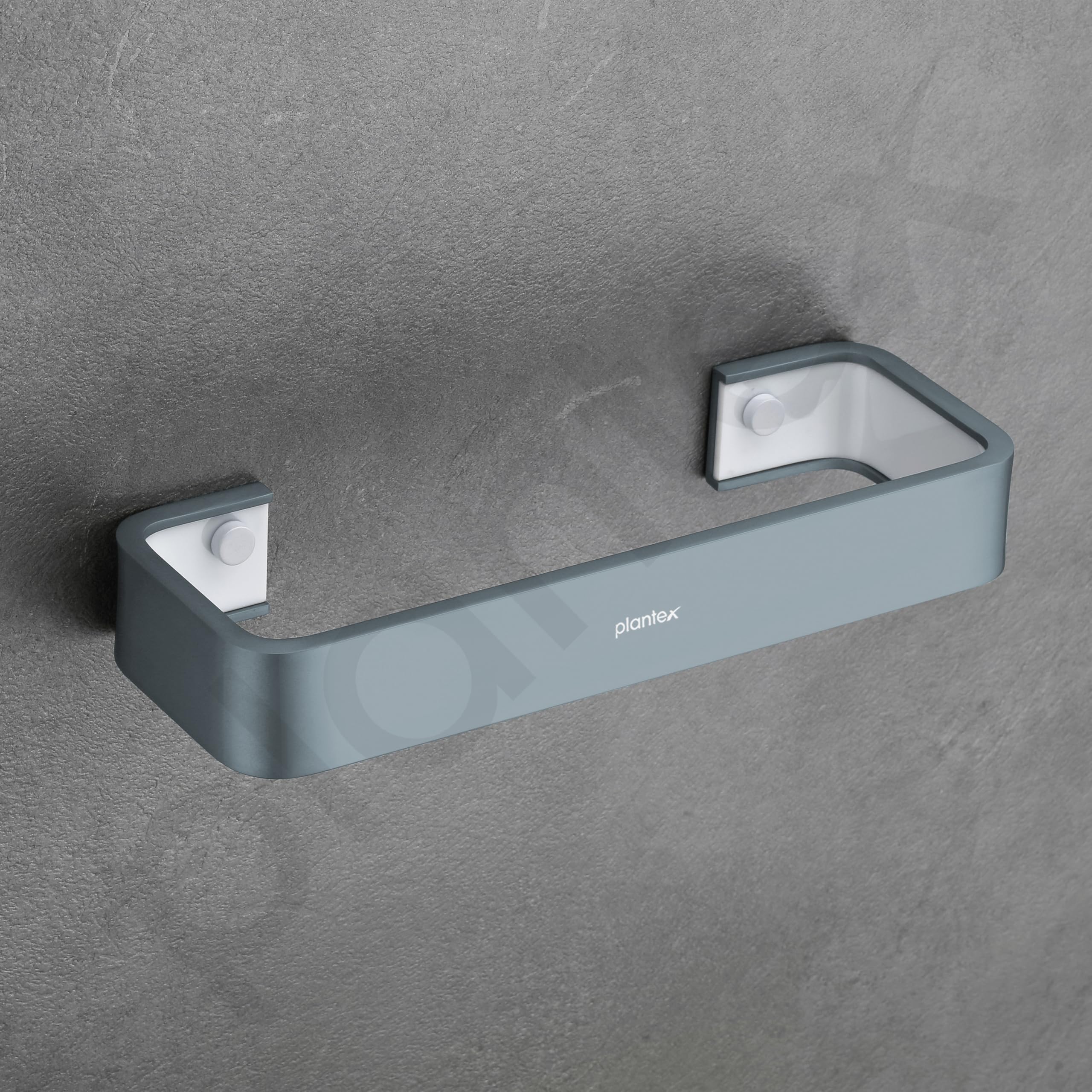 Plantex Aluminium and Acrylic Towel Hanger for wash Basin/Single Towel Rod for Bathroom/Hand Towel Hanger/Bathroom Accessories (Grey and Milky White) 9 Inch - Image 7