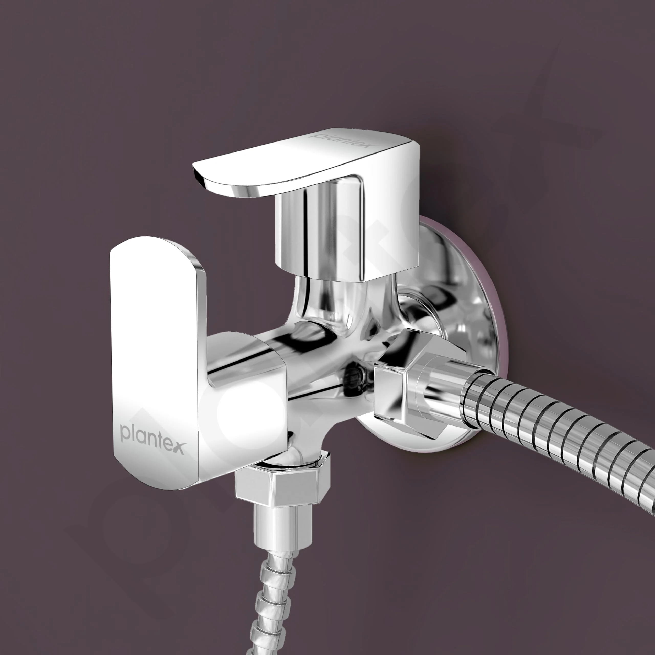 Plantex Angle Valve for Bathroom/2 Way Angle Valve with Teflon Tap/Two Way Angle Cocke(CRM-1286-Chrome) - Image 6