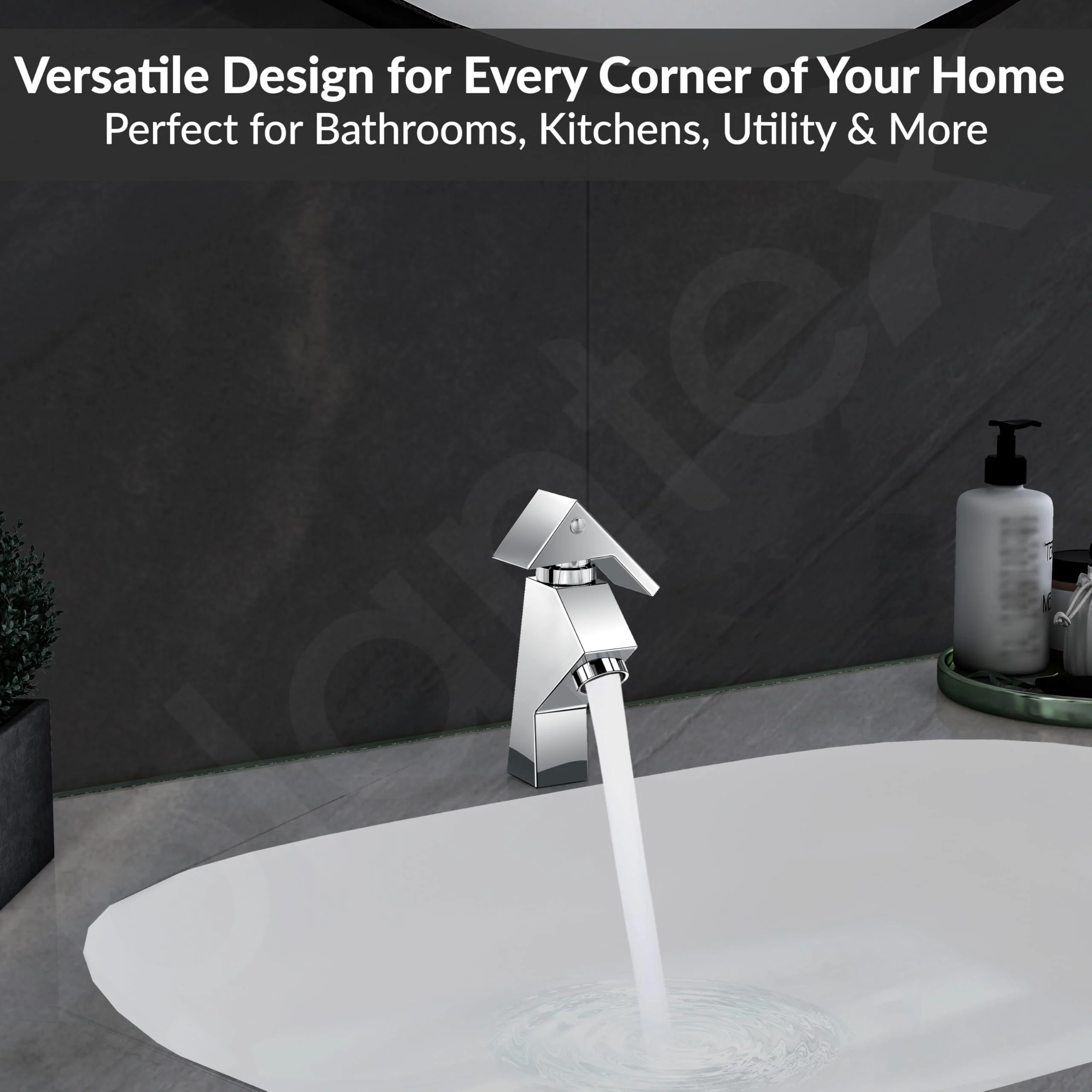 Plantex Brass Pillar Cock Tap for Wash Basin/Water Tap/Deck Mounted with German Aerator and Teflon Tape Mirror Chrome Finish 7-Year Warranty by Plantex (PRI-303) - Image 6