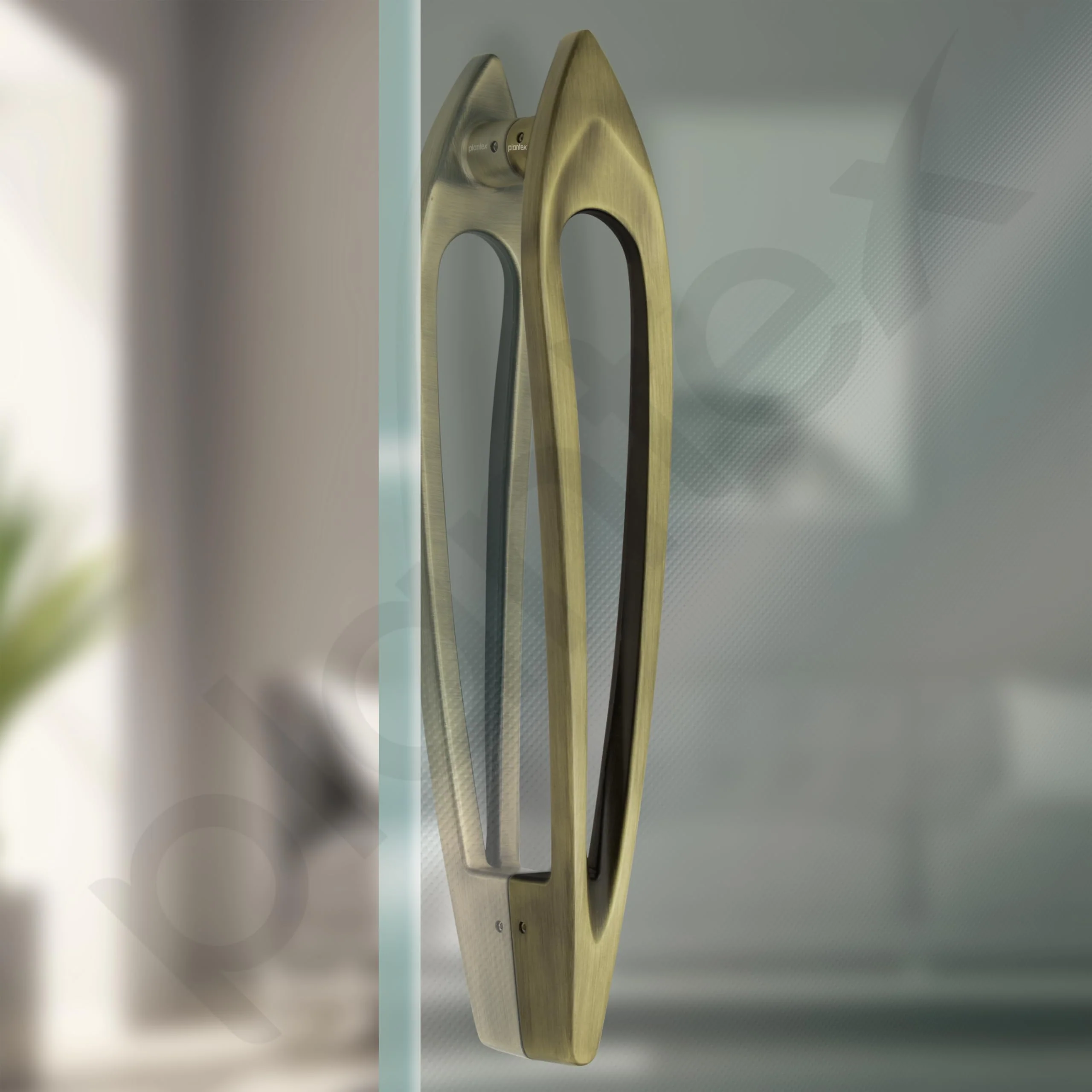 Plantex Door Handle/15 Inch Main Door Handle/Handle for Wooden Door/Pull-Push Door Handle/Door Accessories (Pack of 1, Brass Antique) Pull Handle - Image 6