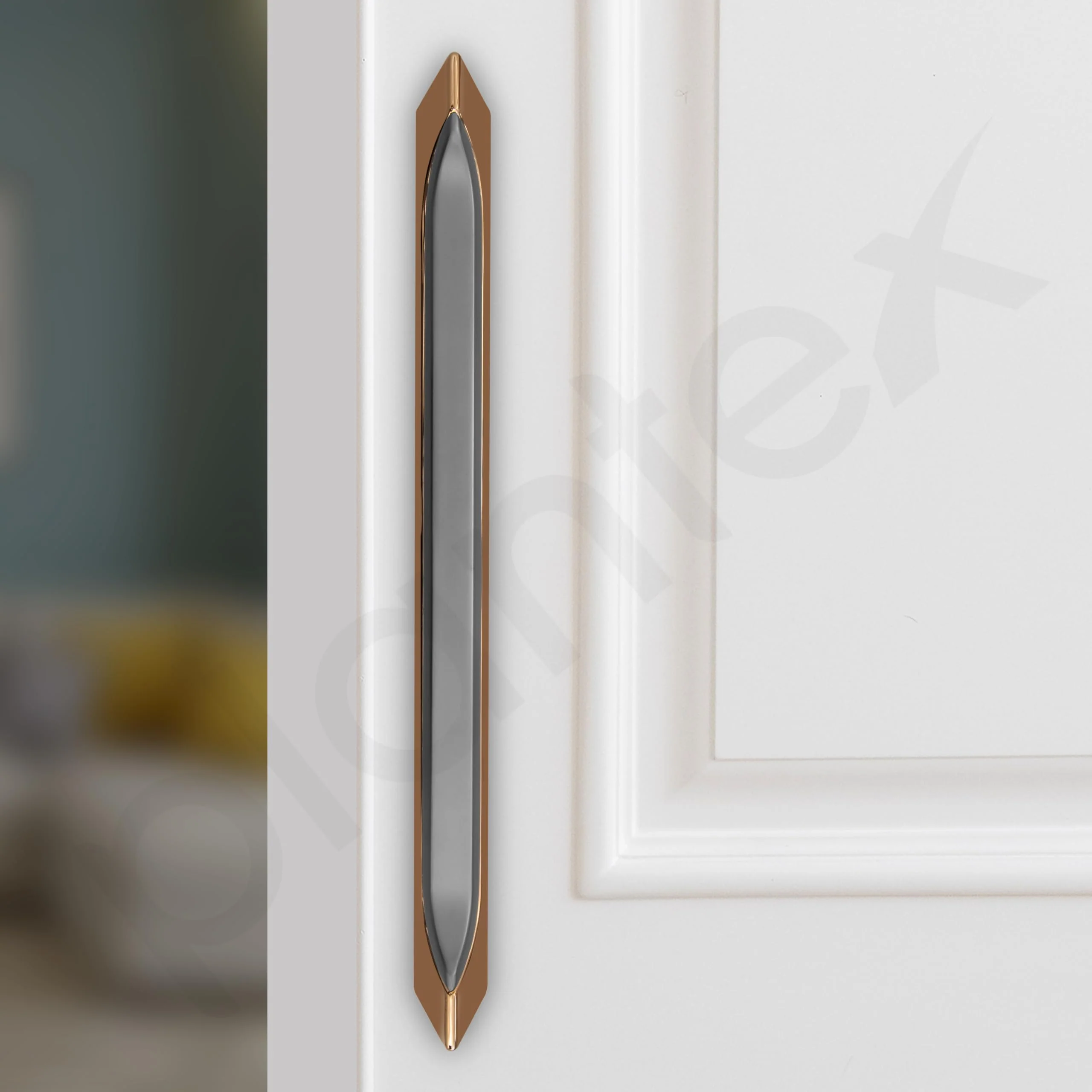 Plantex Door Handle/Main Door Handle/15 Inch Pull-Push Handle for Home/Office/Hotel - Pack of 1 (SH-365, Choco & Satin Black) - 3 Years Warranty - Image 6