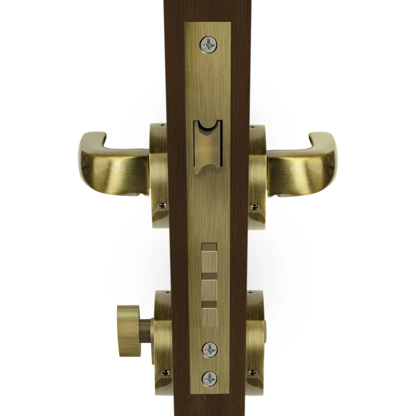 Plantex Door Lock-Fully Brass Main Door Lock with 4 Keys/Mortise Door Lock for Home/Office/Hotel (Sumer-3058, Brass Antique) - Image 6