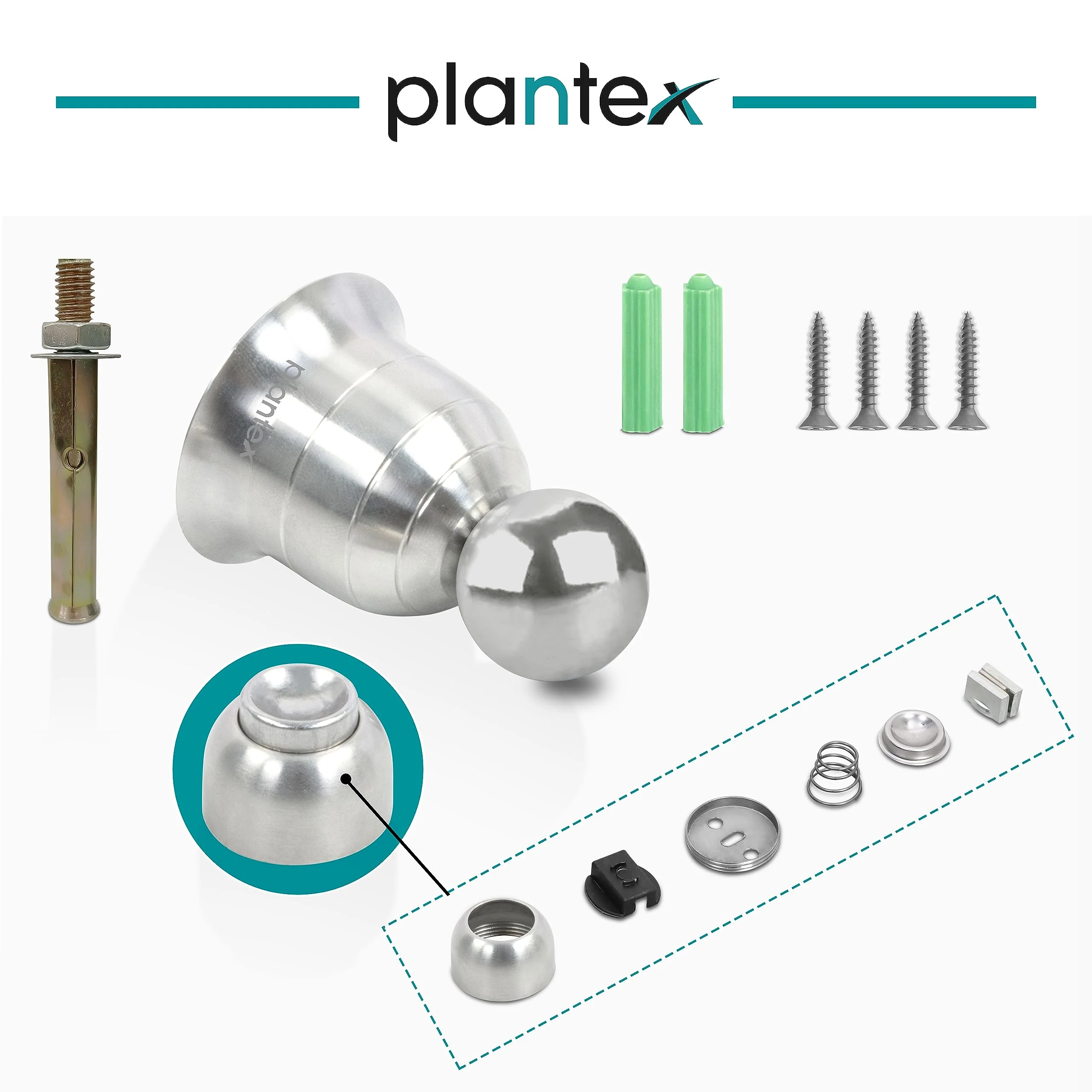 Plantex Door Stopper for Home/Magnet Door Stopper/Door Holder for Main Door/Magnetic Door Stopper for Home - 3 Inch (Matt Finish) - Image 4