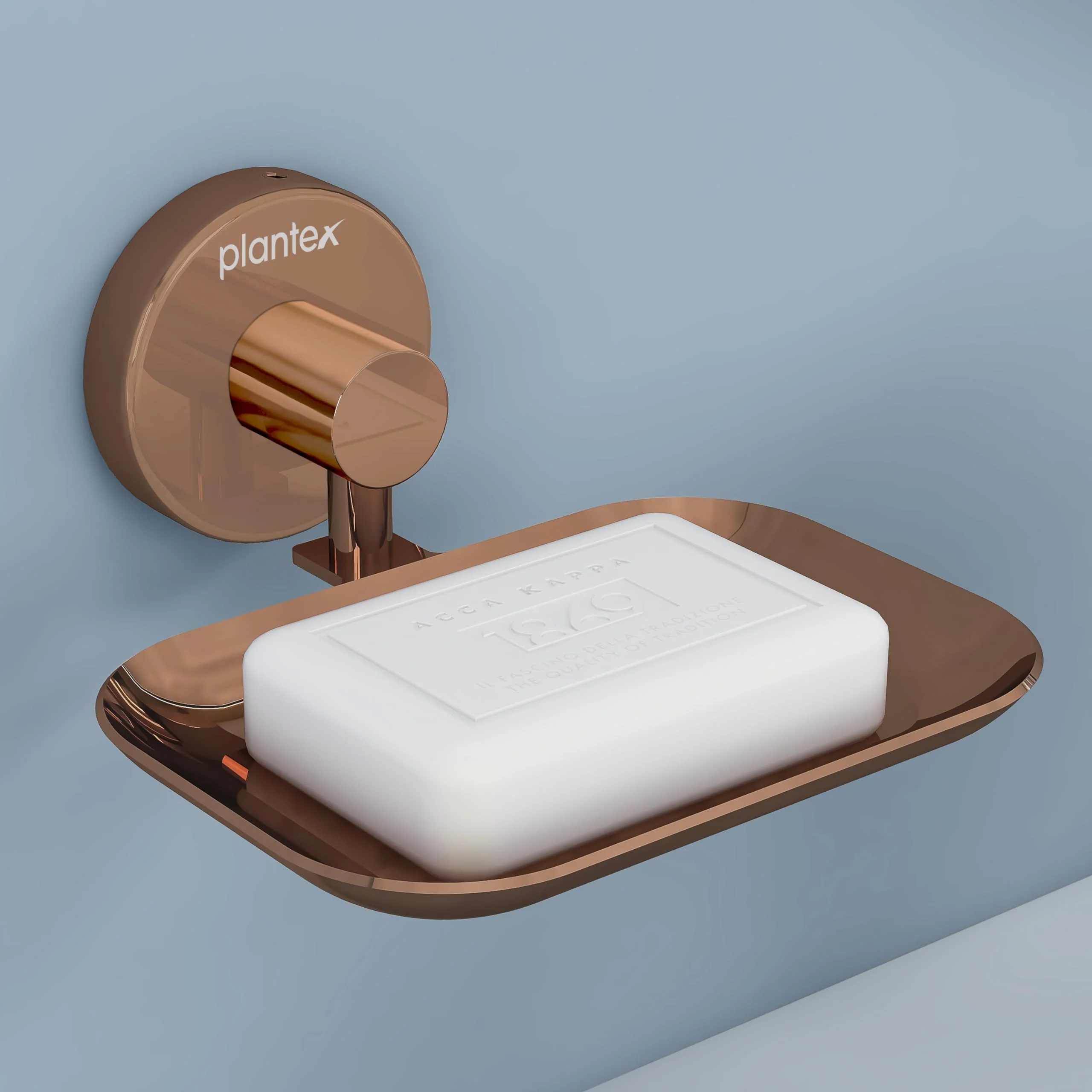 Plantex Galaxy 304 Grade Stainless Steel Single Soap Dish/Soap Stand/Soap Holder/Bathroom Accessories – (PVD Rose Gold) - Image 7