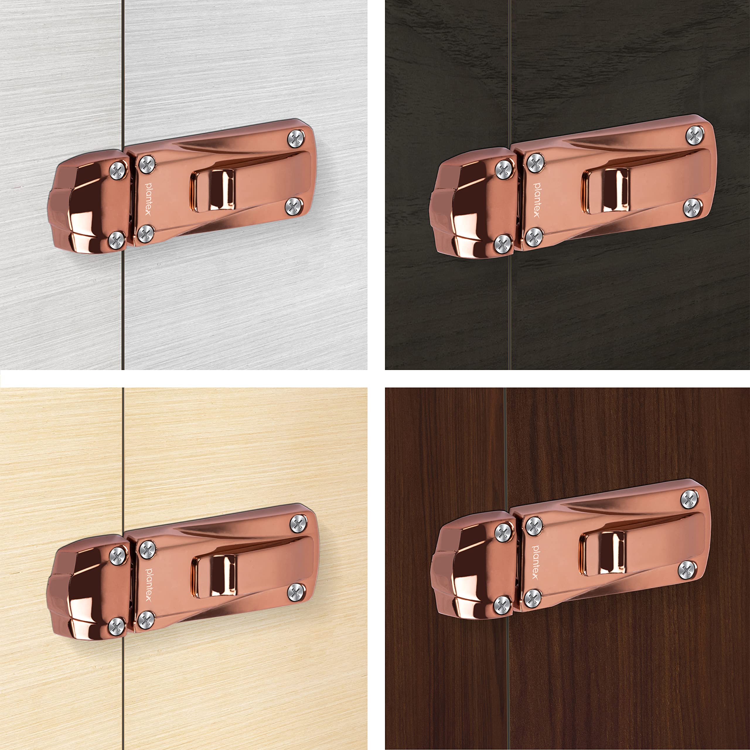 Plantex Heavy Duty Door Stopper/Door Latch for Main Door/Door Lock for Home and Office Doors - Pack of 1 (205 - Rose Gold) - Image 7