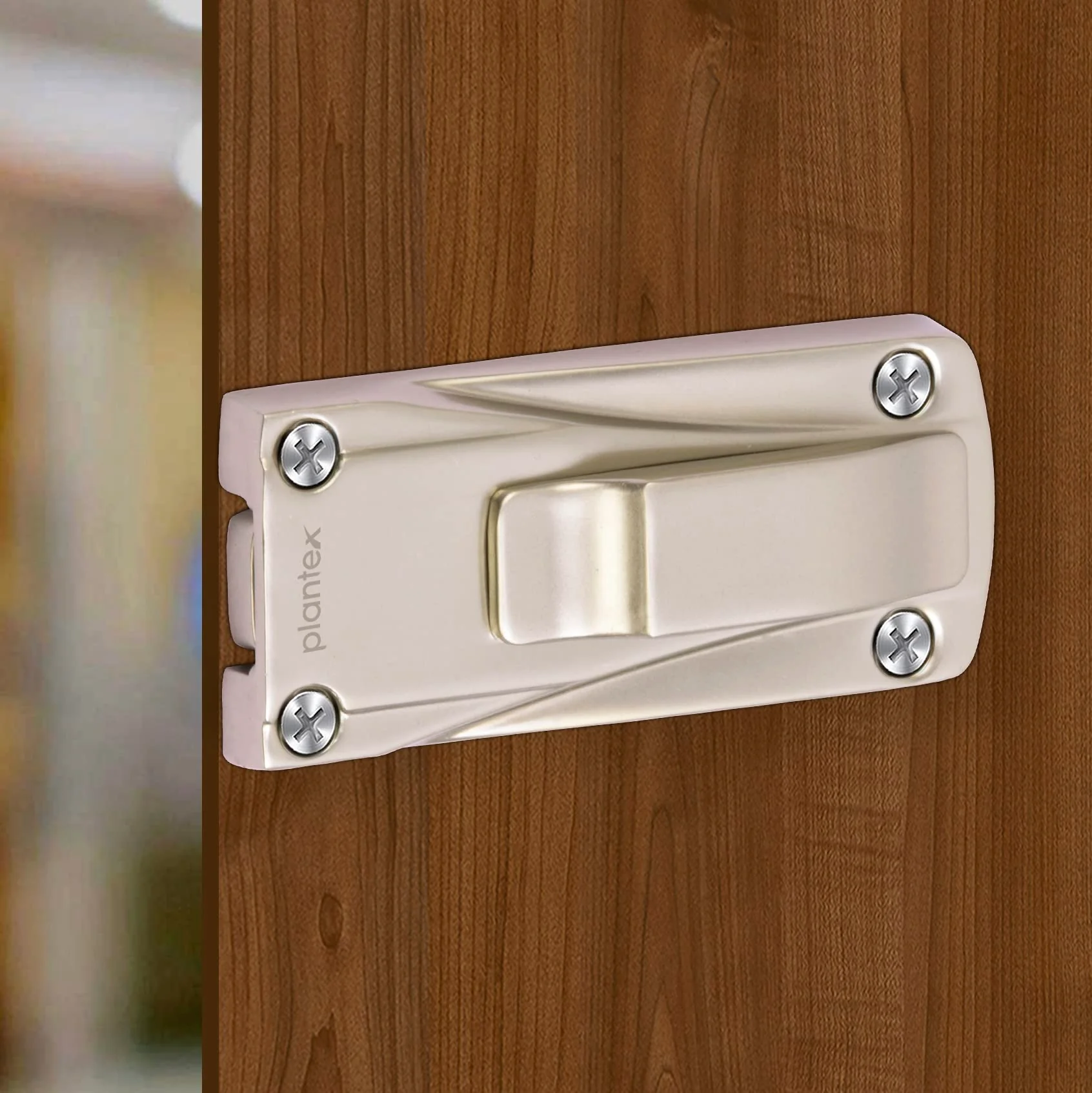 Plantex Heavy Duty Door Stopper/Door Latch for Main Door/Door Lock for Home and Office Doors - Pack of 1 (205 - Satin) - Image 6
