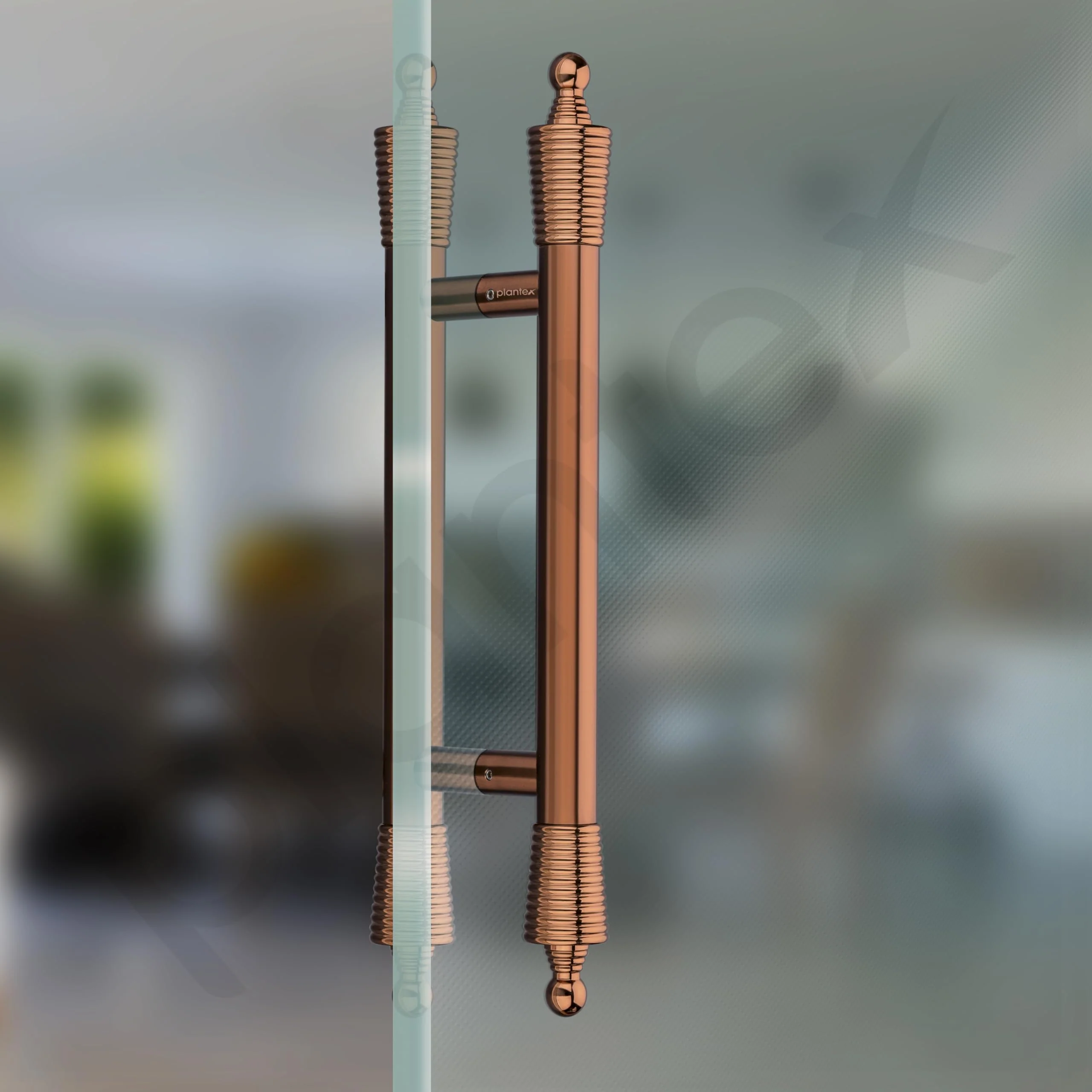 Plantex Heavy Duty Main Door Handle/14 inch Door Handle for Main Door/Pull-Push Door Handle for Wooden & Glass Door - Pack of 1 (PVD Rose Gold) - 3 Years Warranty - Image 5