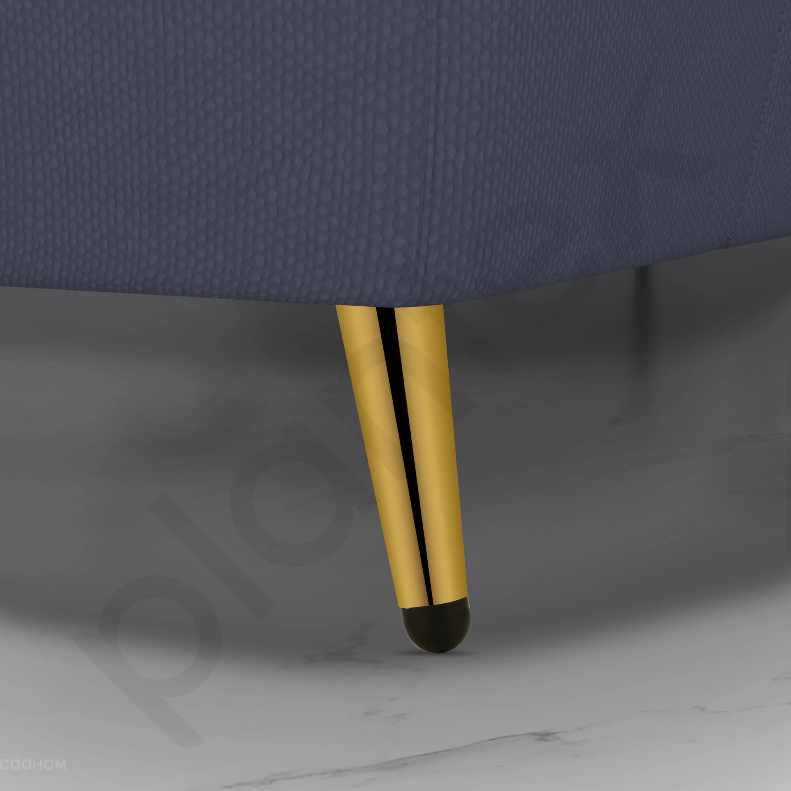 Plantex Heavy Duty Round 4 inch Spare Sofa Legs for Bed Furniture/Sofa Legs for Furniture Fitting/Table Legs/Sofa Leg Set of 2 pcs (Gold Finish) - Image 6