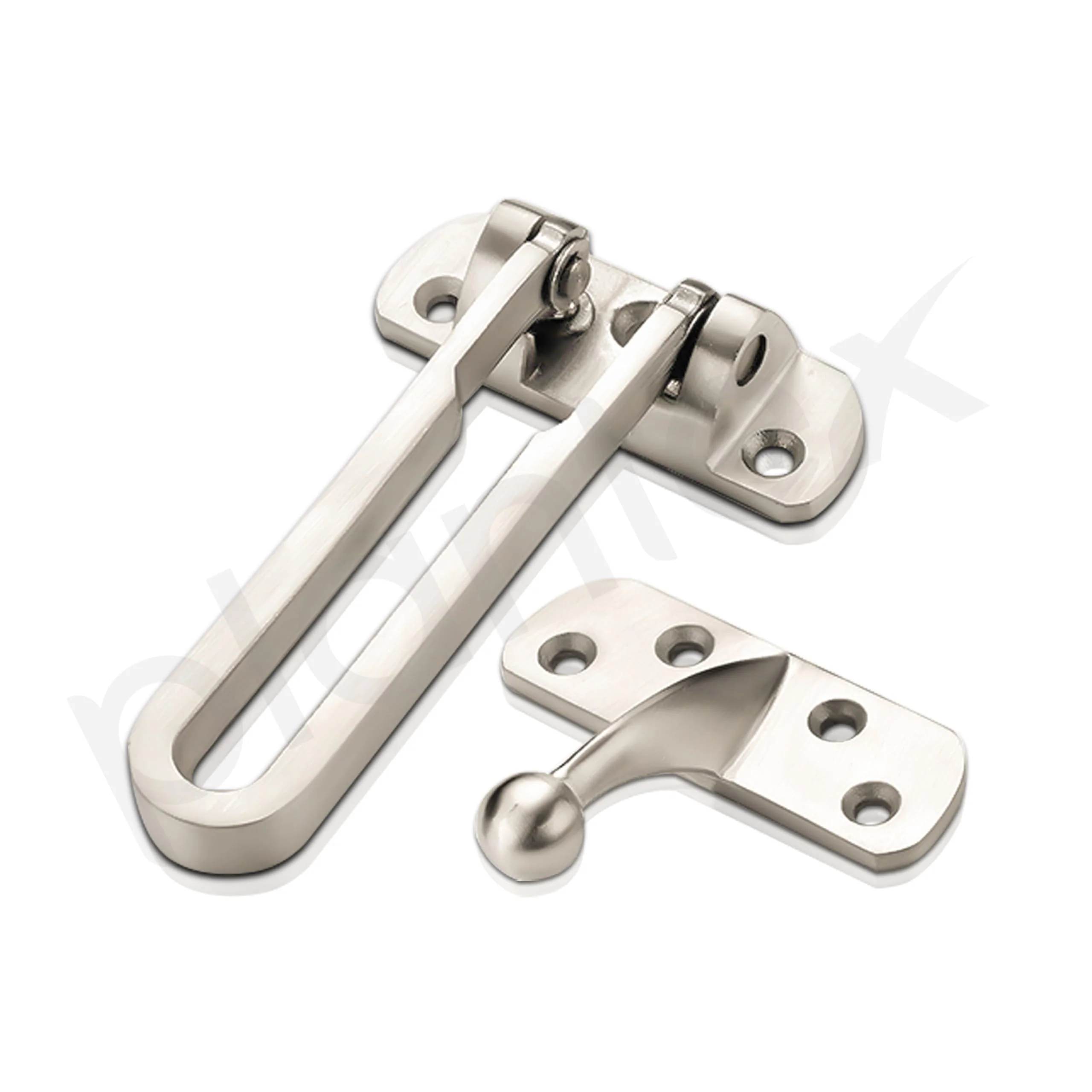 Plantex Heavy Duty Swing Bar Lock/Door Safety Guard with High Security Auxiliary Lock for Home/Office/Hotel (Matt Finish) - Image 7