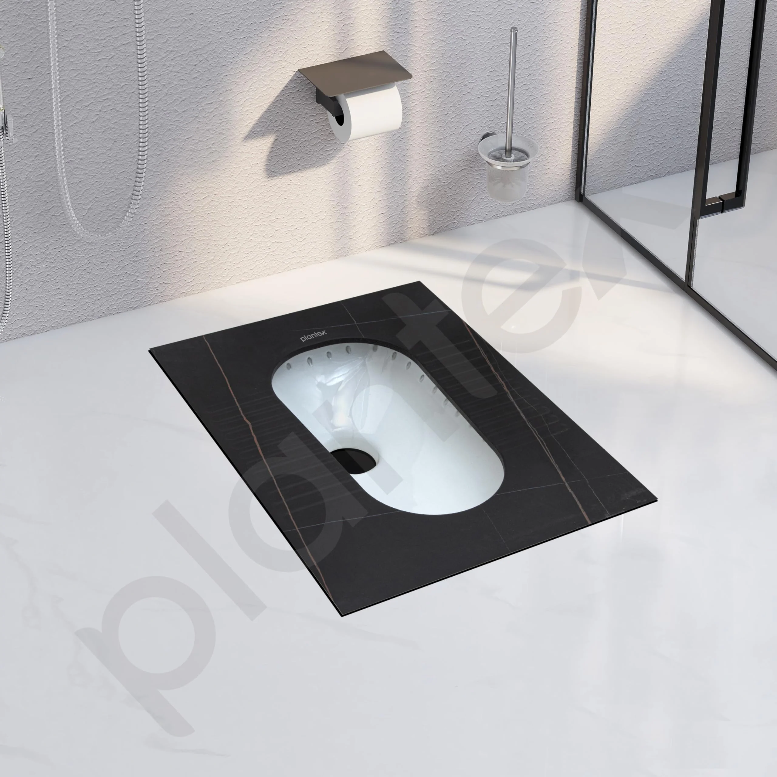 Plantex Indian Toilet Pan/Orrisa Pan for Bathroom/Household Squatting Pan/Sintered Stone Base Ceramic Sanitaryware Toilet - (WC-02) - Image 7