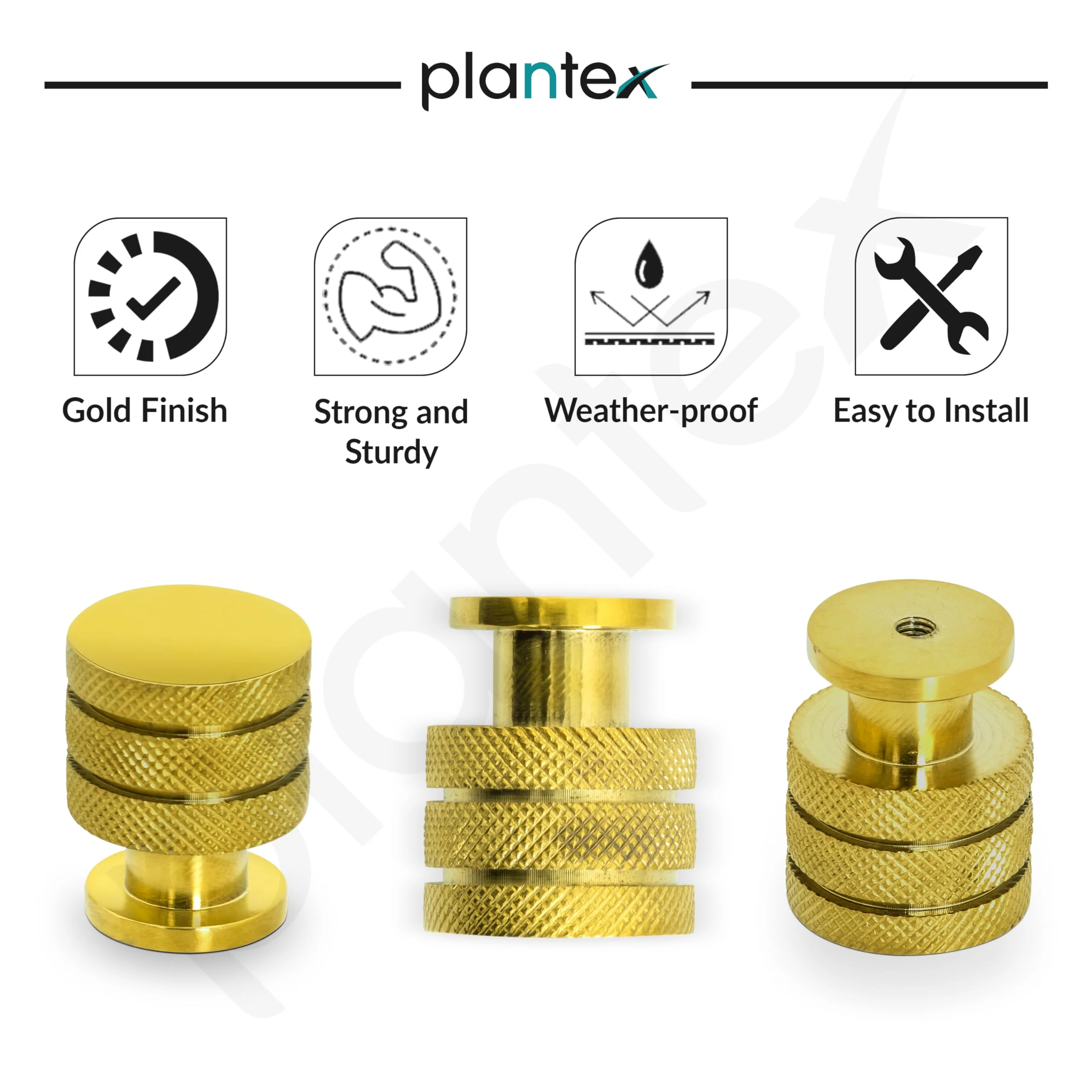 Plantex Knobs for Drawer/Drawer Knobs/Cabinet Knobs/Drawer knobs Handle/Pull-Push Knobs for Home/Office Drawers - Pack of 1 (Gold) - Image 4