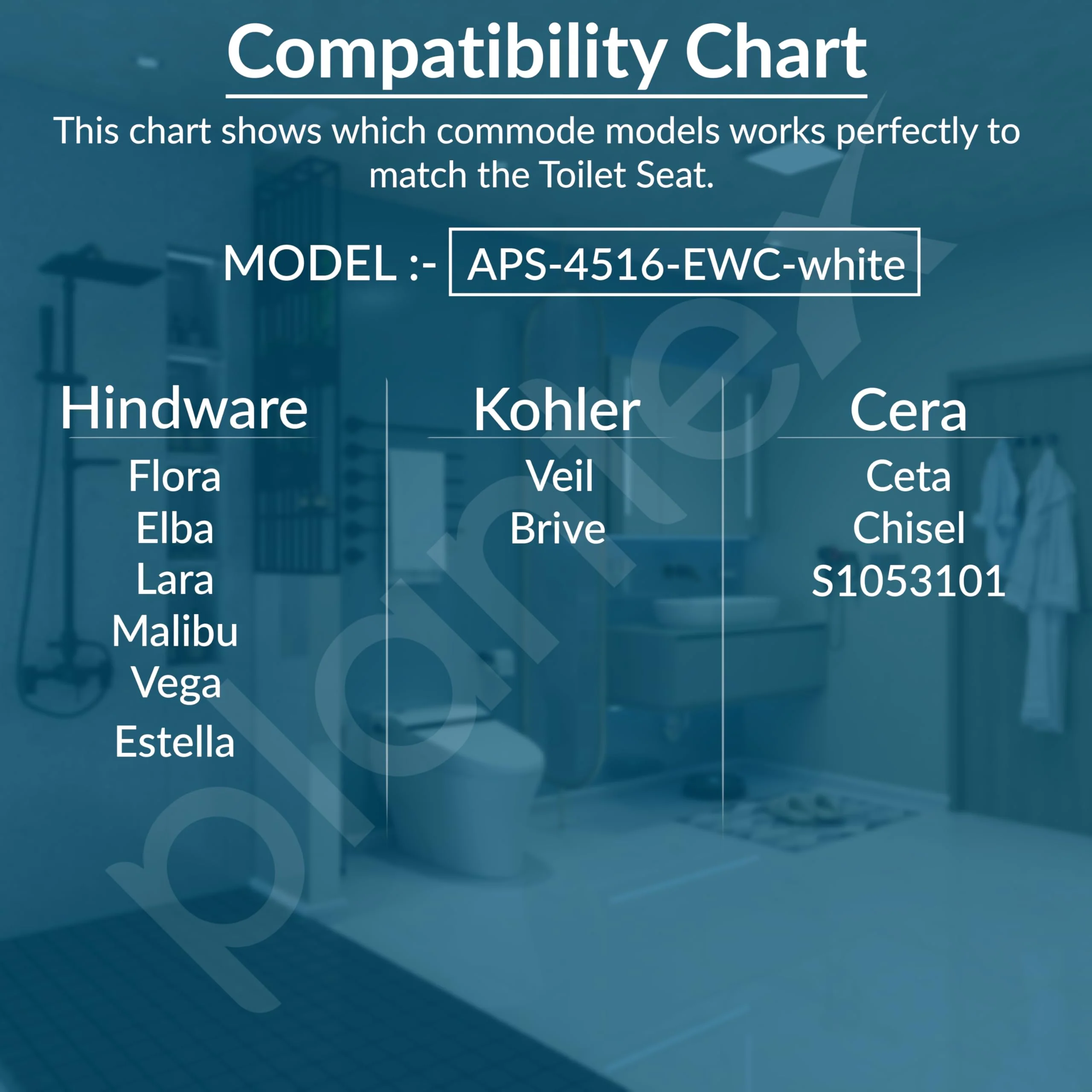Plantex Polypropylene Western Toilet Seat/Toilet Seat For Bathroom/Commode Seat Cover/Western Toilet/Seat Cover for EWC - Oval Shape (Glossy White) - Image 6