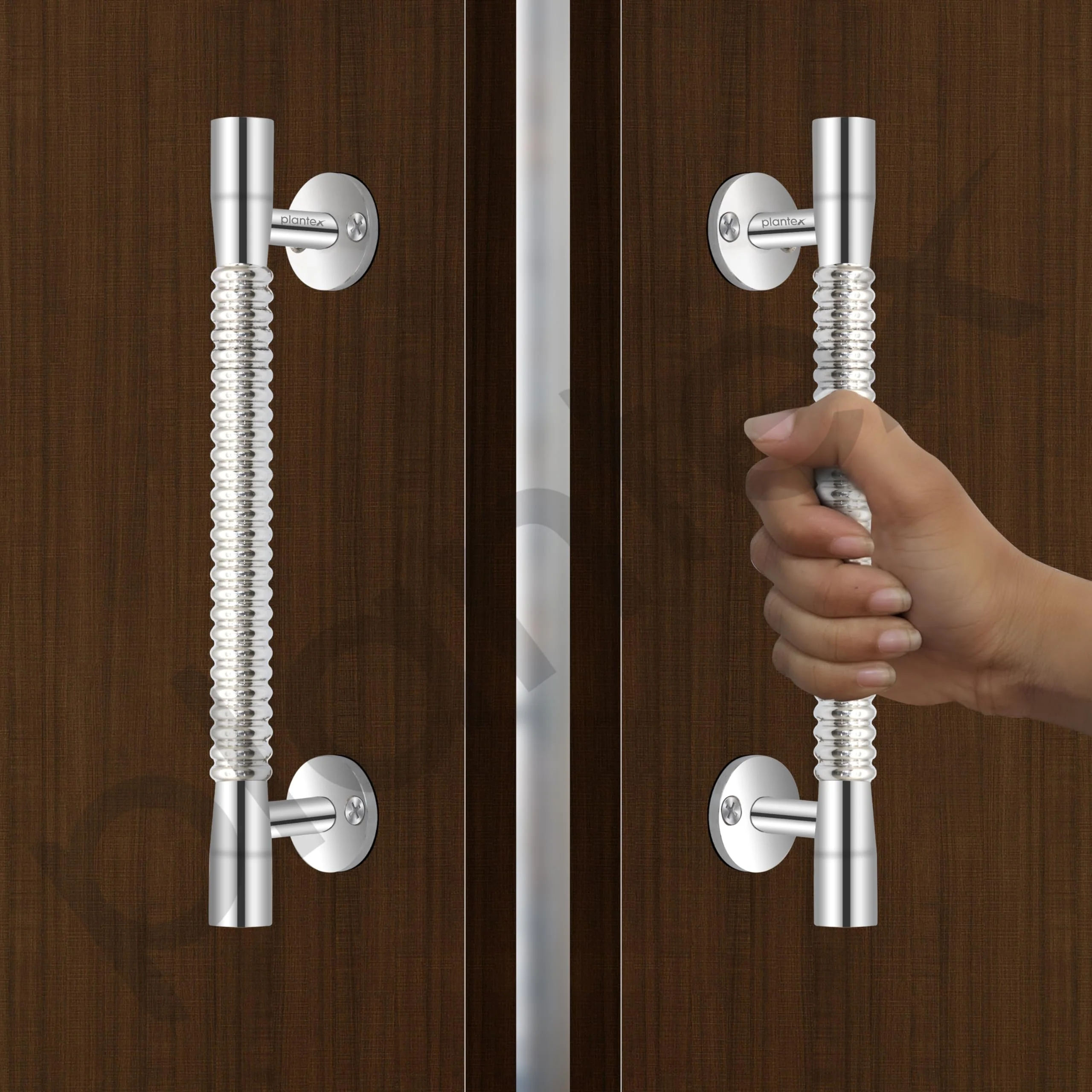 Plantex Pooja Room Door Handles/Pull Push Main Door Handle/8 Inch Door Handle for Main Door - Pack of 1 (S-141, Chrome) - 3 Years Warranty - Image 7