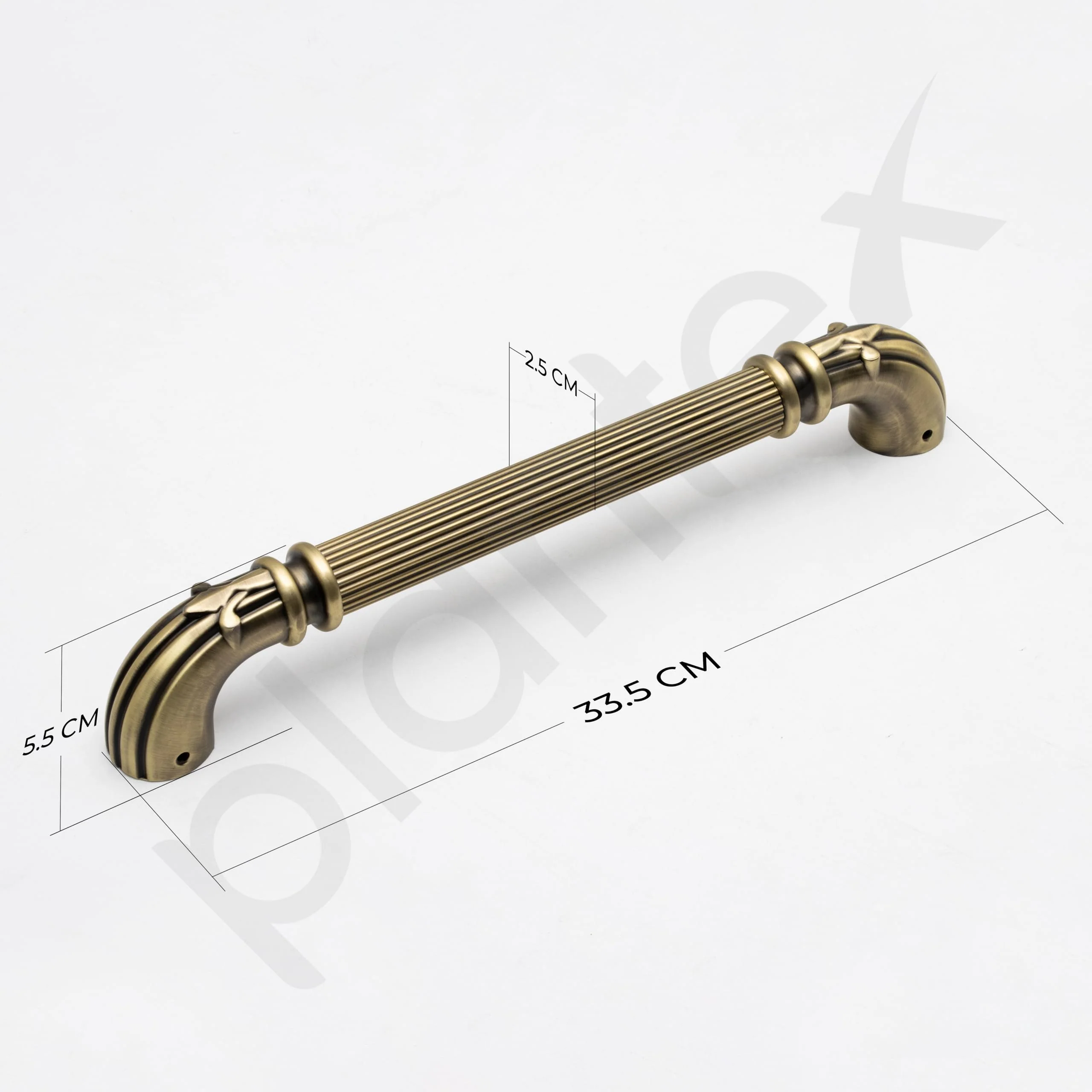 Plantex Premium 13 Inch Main Door Handle - Pull-Push for Home/Office/Hotel - Wooden, S-137-Brass Antique - Pack of 1, 3 Years Warranty - Image 4