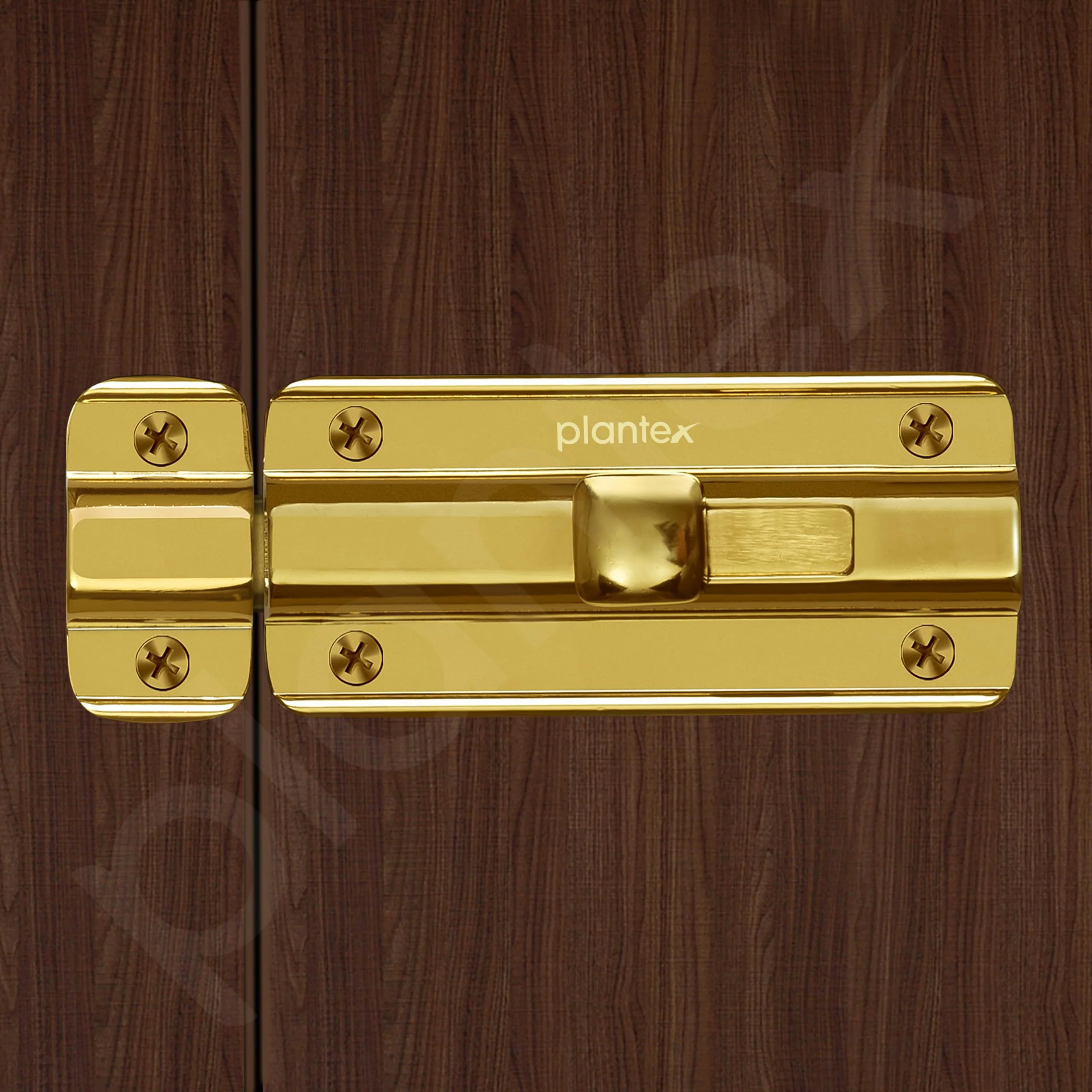 Plantex Premium Heavy Duty Door Stopper/Door Lock Latch for Home and Office Doors - Pack of 1 (PVD Gold) - Image 2