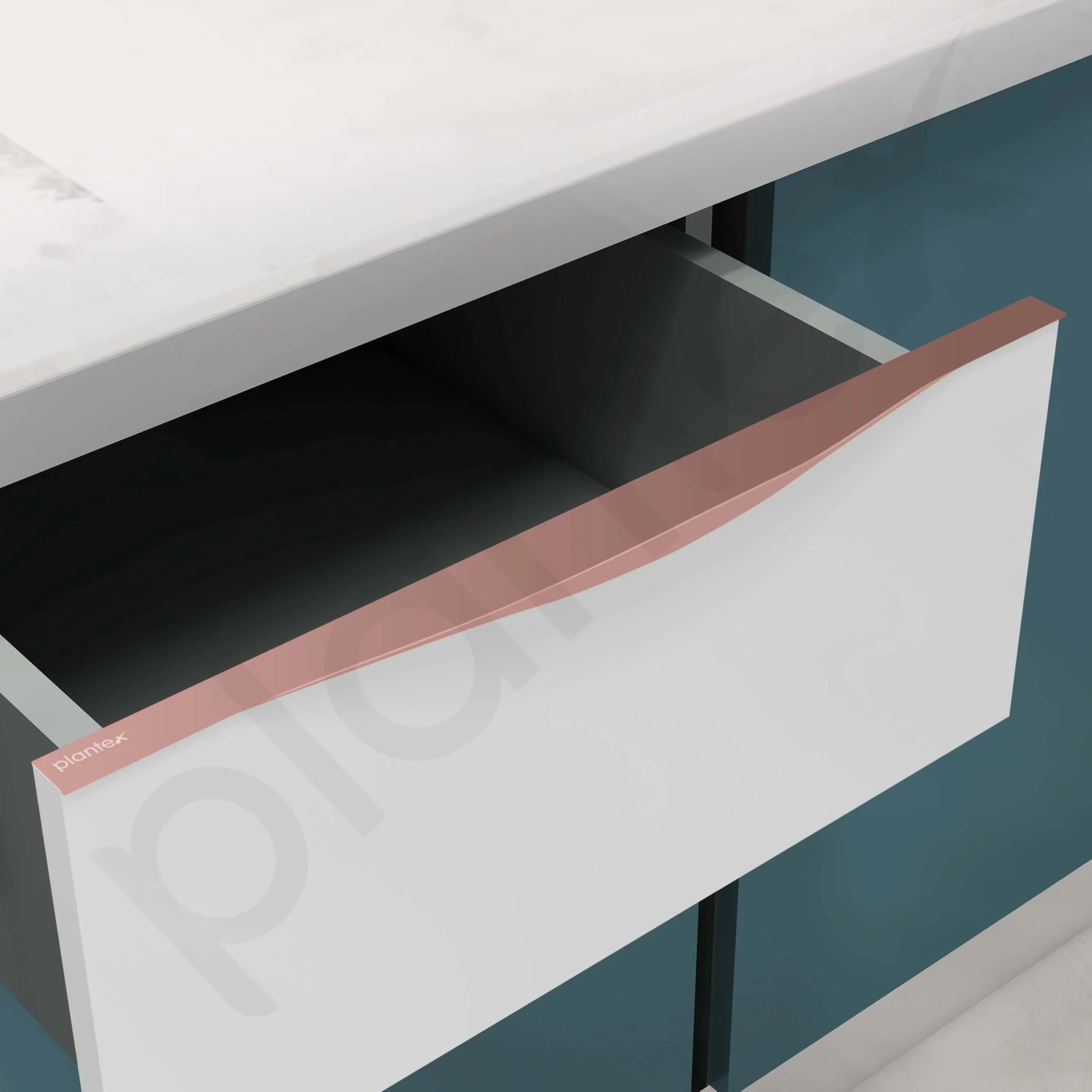 Plantex Profile Handle for Kitchen Cabinet/20 Inch Alluminium Drawer Profile Handle/Wardrobe Pull Handle for Home/Office/Hotel - Pack of 2 (Rose Gold) - Image 5