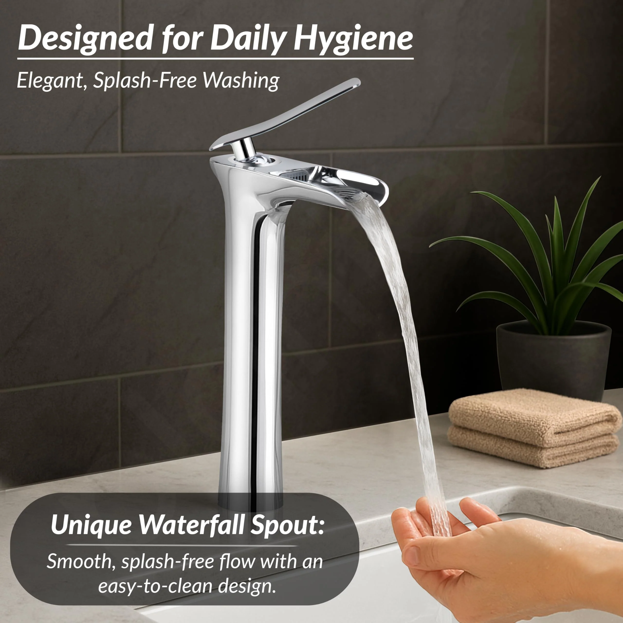 Plantex Pure Brass Basin Mixer Tap Hot & Cold/Single Lever Pillar Cock Water Tap for Basin/Mixer tap for Wash Basin-(Chrome) - Image 6