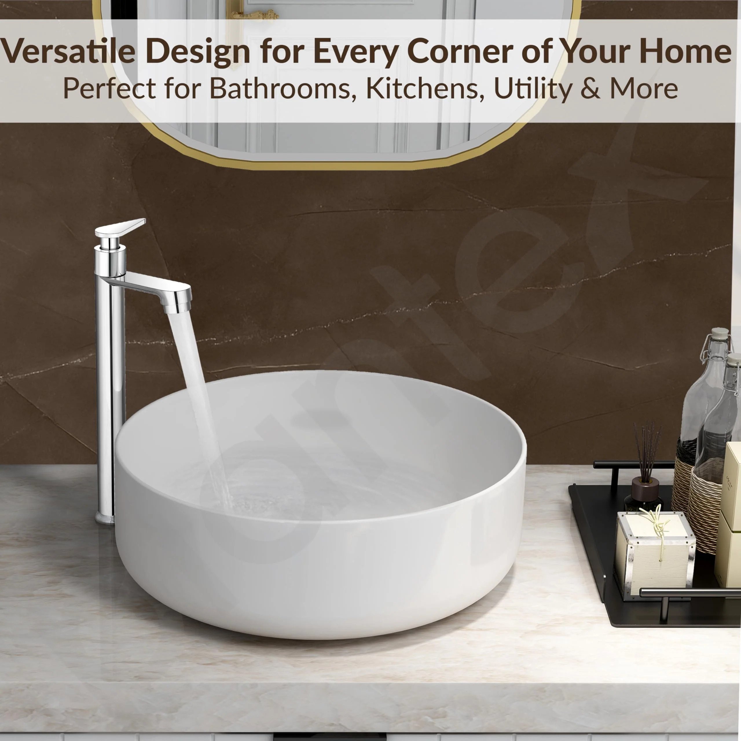 Plantex Pure Brass Pillar Cocke for Basin with Teflon Tape/Tap for Wash Basin with 7 Year Warranty-(LEA-704-Mirror Chrome) - Image 6