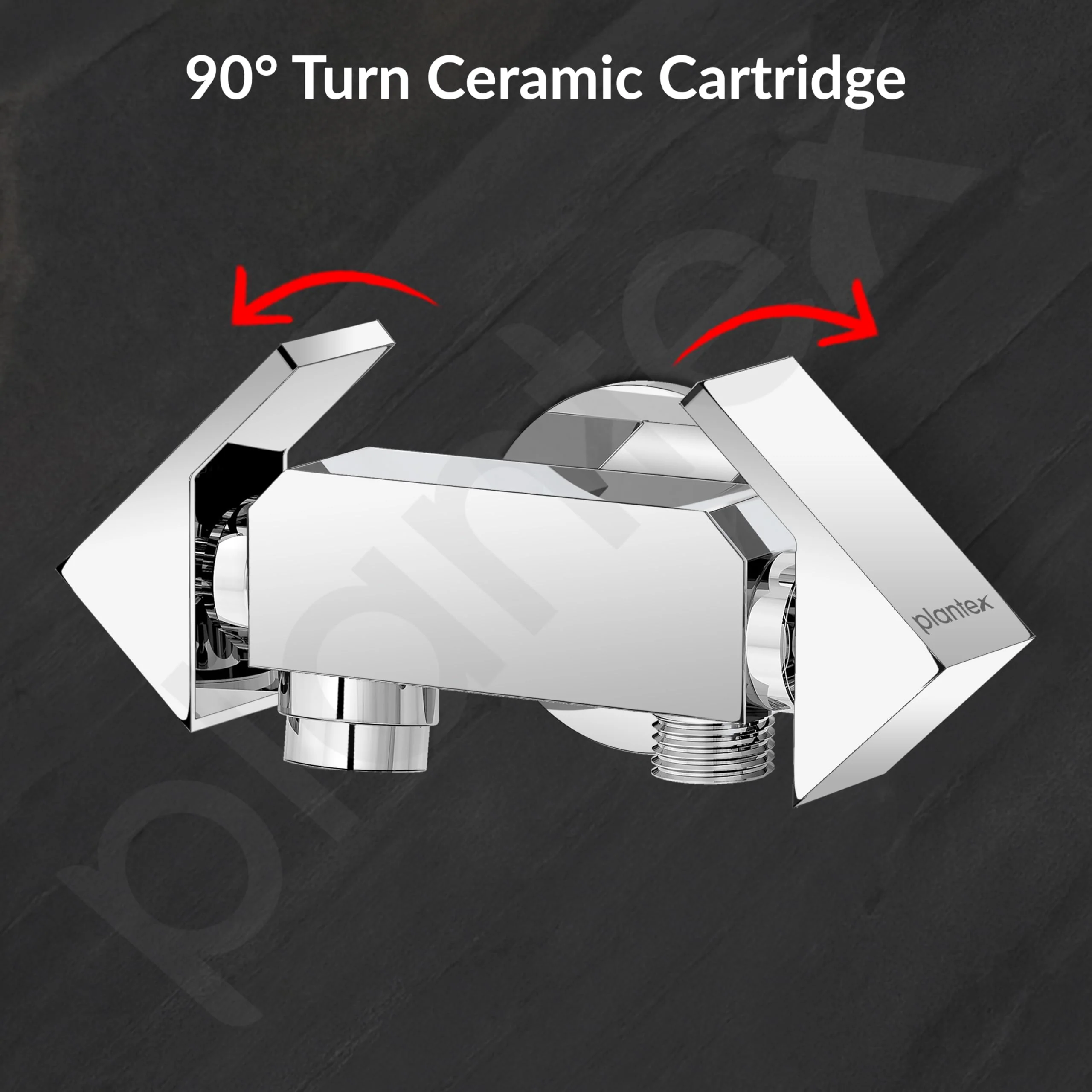 Plantex Pure Brass Two Way Bib Cock Tap with Compatible for Washing Machine with Water Saving Nozzle Attachment/2 in 1 Bib Tap -(PRI-307-Chrome) - Image 6