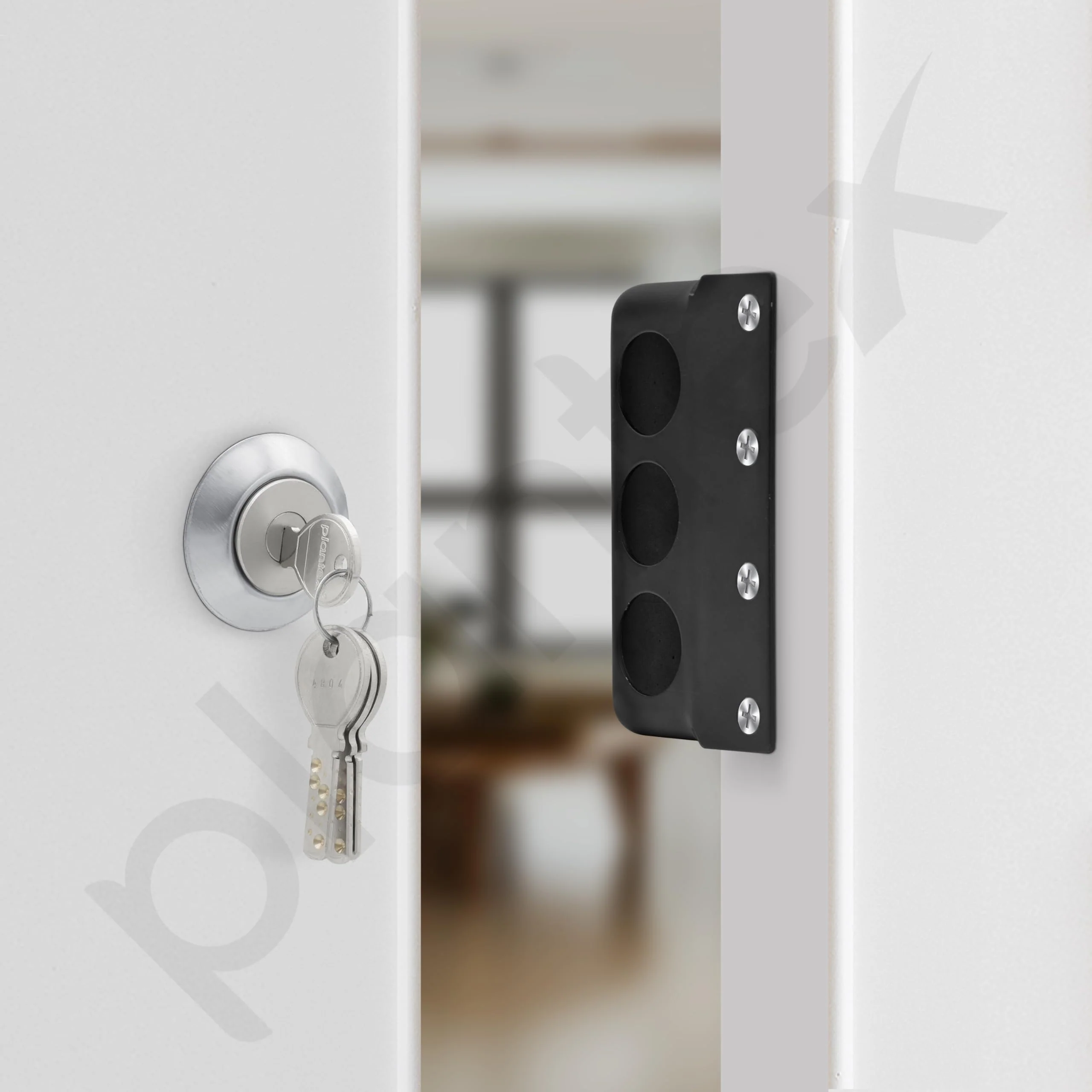 Plantex Rim Locks for Main Door/Heavy Duty Door Lock with 4 Keys/Suitable for Inside Opening Wooden Door - Pack of 1 (Z-Black) - Image 6