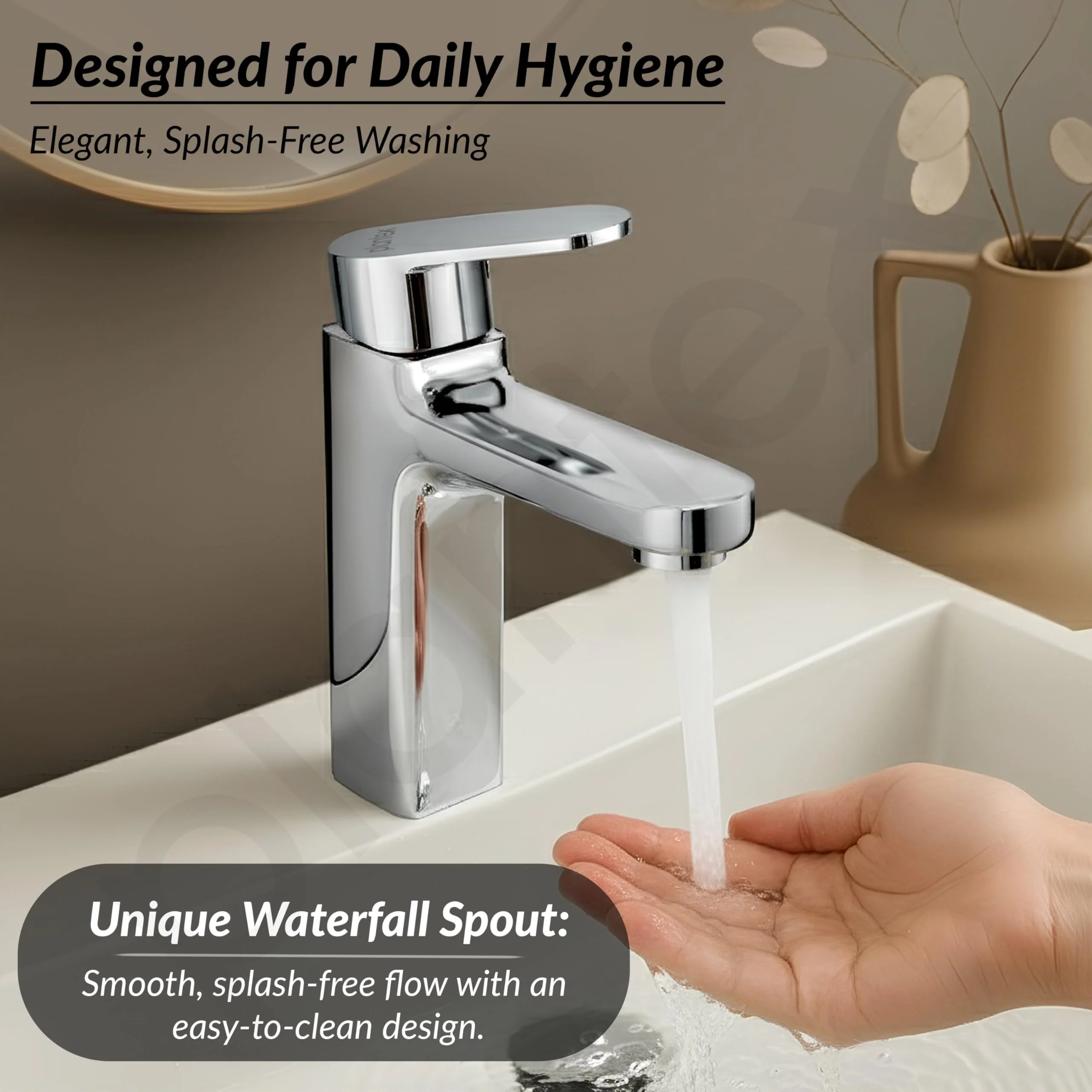 Plantex Single Lever Basin Mixer/Hot and Cold Water Mixer for Kitchen and Bathroom Accessories (Chrome) - Image 6