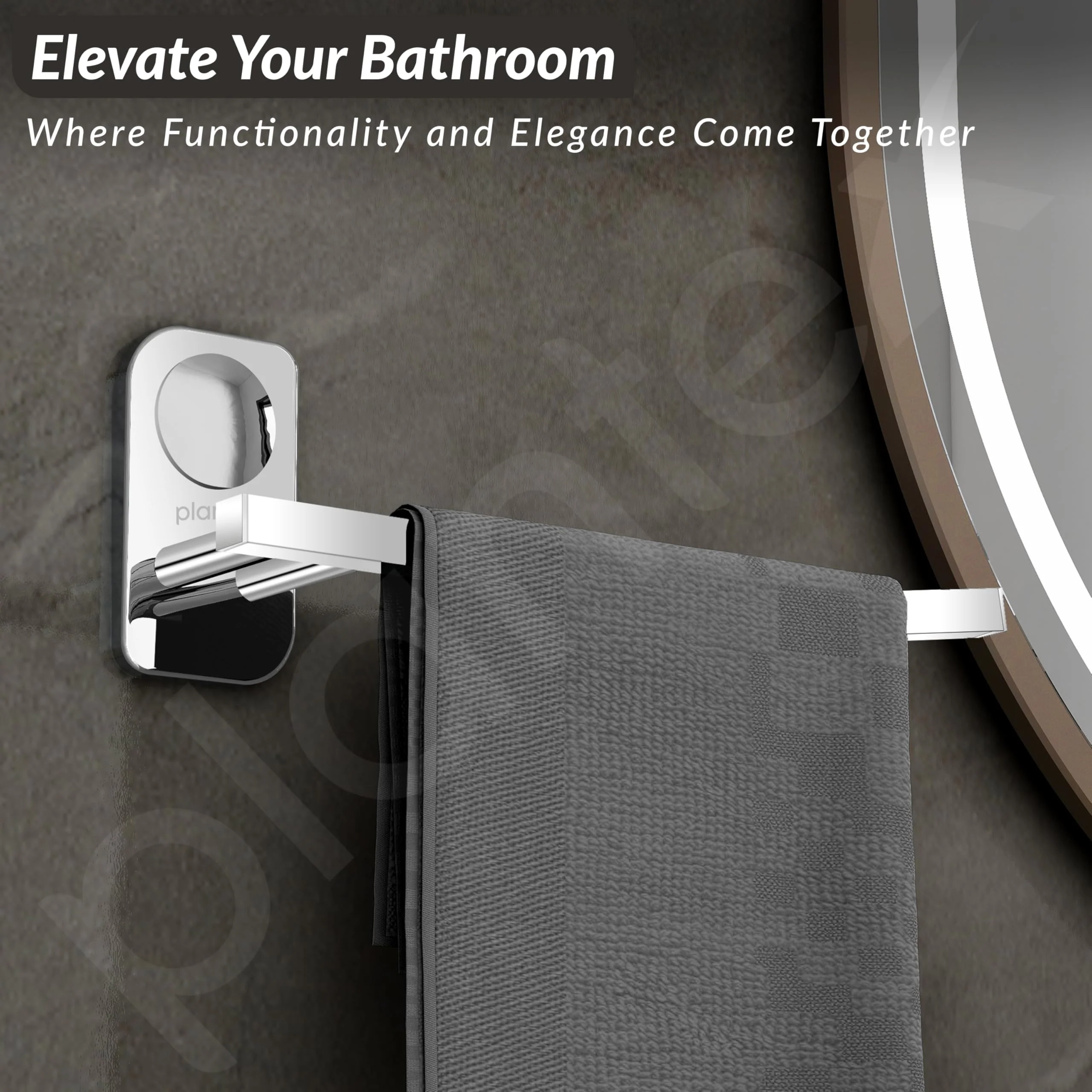 Plantex Stainless Steel Napkin Hanger for Washbasin/Napkin Holder for Bathroom/Towel Ring/Bathroom Accessories - Dream (Chrome Finish) Pack of 1 - Image 7