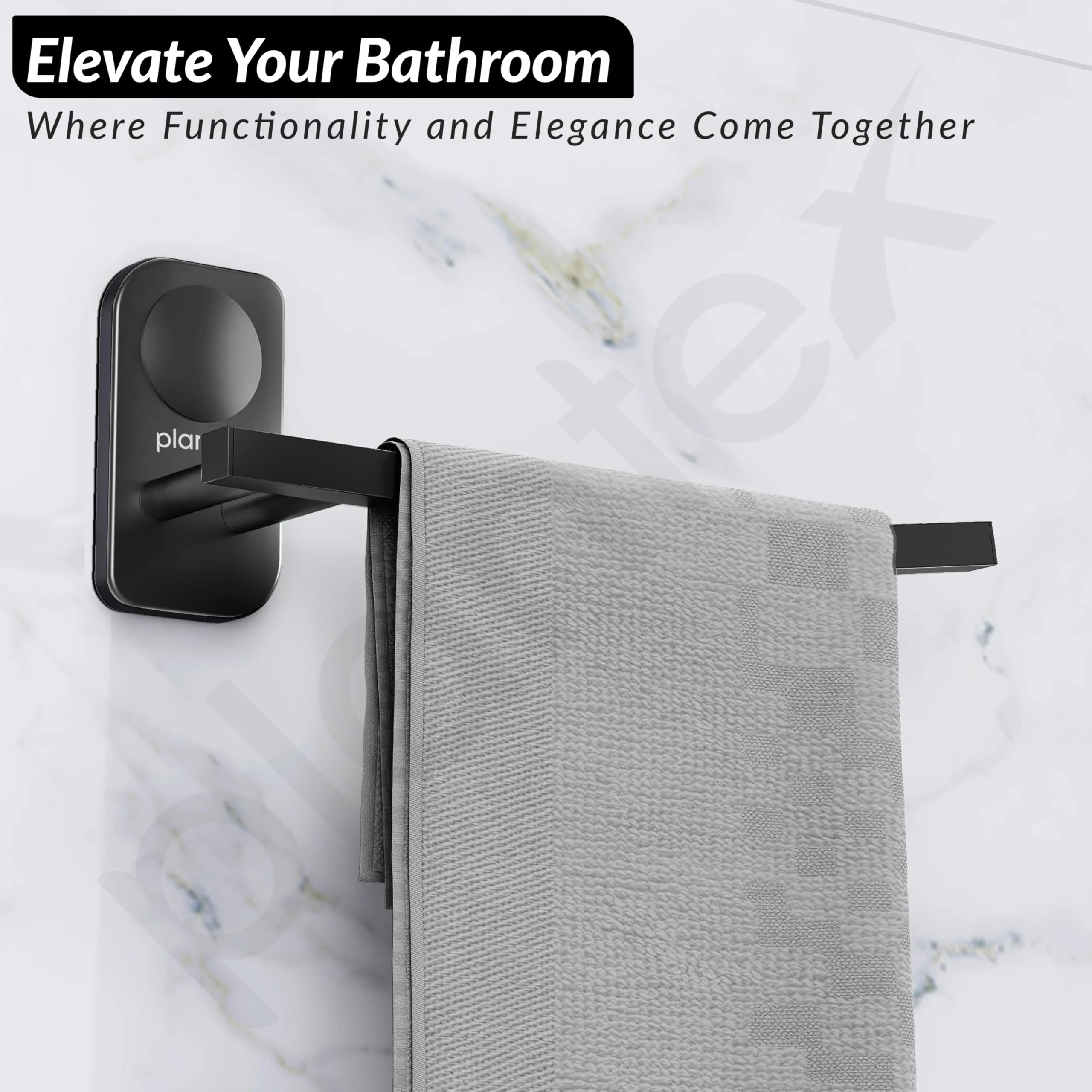 Plantex Stainless Steel Napkin Hanger for Washbasin/Napkin Holder for Bathroom/Towel Ring/Bathroom Accessories - Pack of 1 (Black) - Image 7