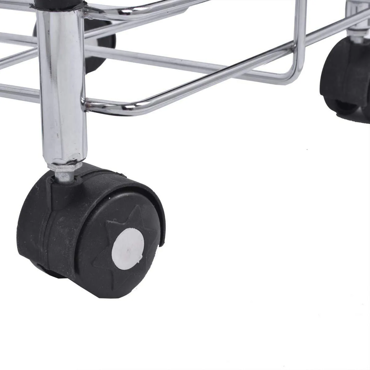 plantex Stainless Steel Standard Oil Container Trolley/Dabba Trolly - Easy to Move - Wheel Trolley - Image 4