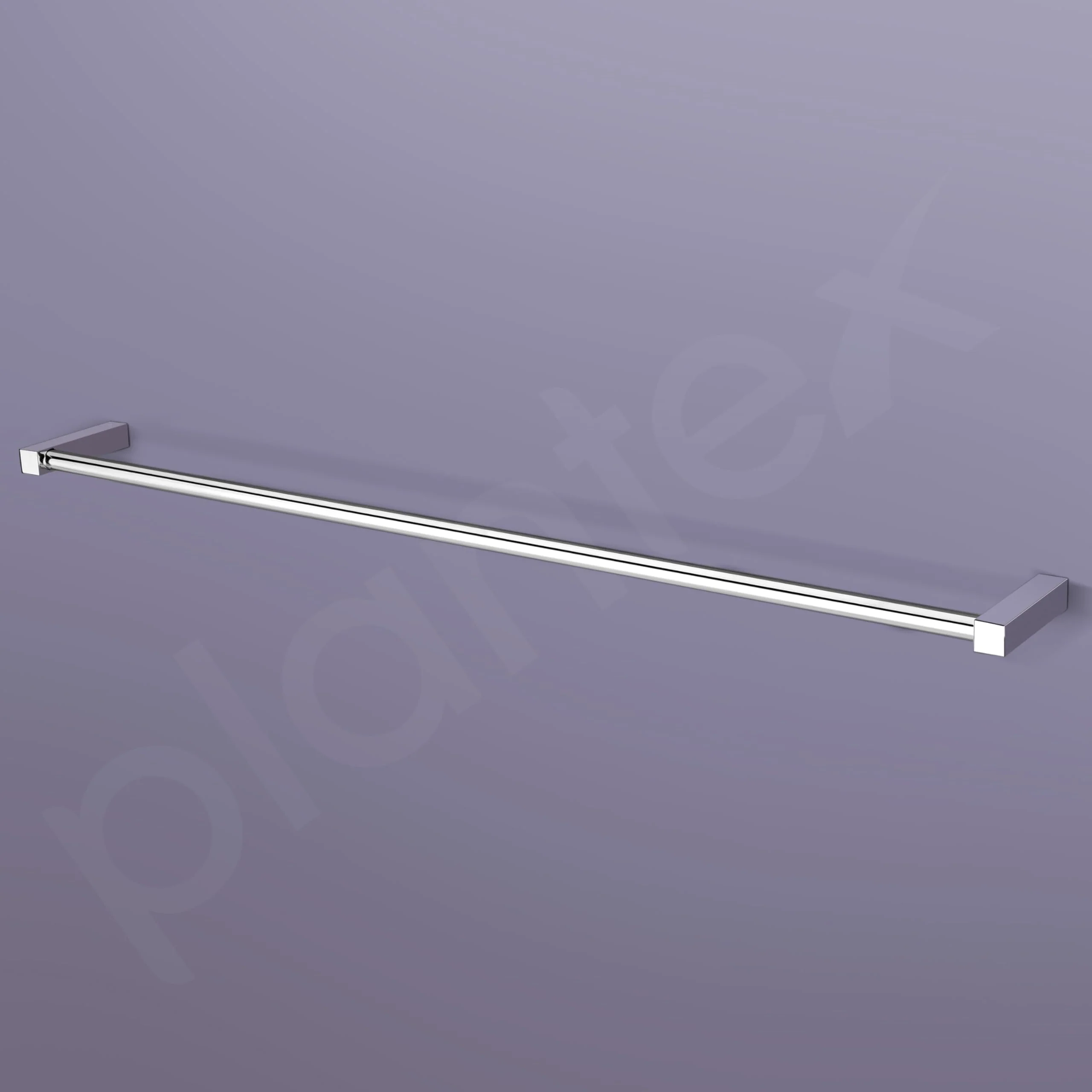 Plantex Stainless Steel Towel Hanger for Bathroom/Single Towel Rod/Towel Stand for Kitchen/Bathroom Accessories (24-inch) Chrome - Image 6