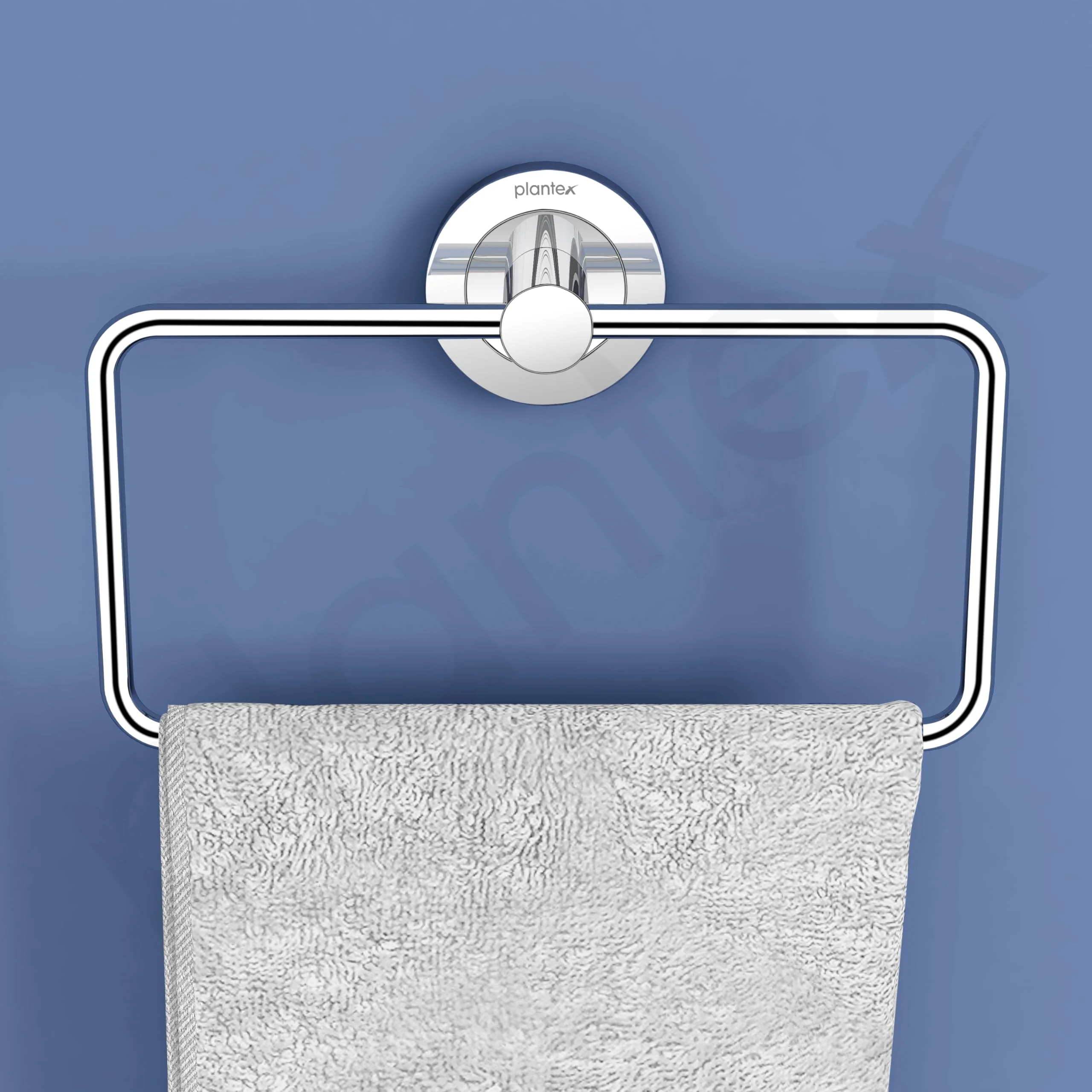 Plantex Stainless Steel Towel Hanger for Wash Basin/Towel Ring/Napkin Holder for Bathroom/Towel Holder/Bathroom Accessories (Chrome - Rectangular) - Image 7