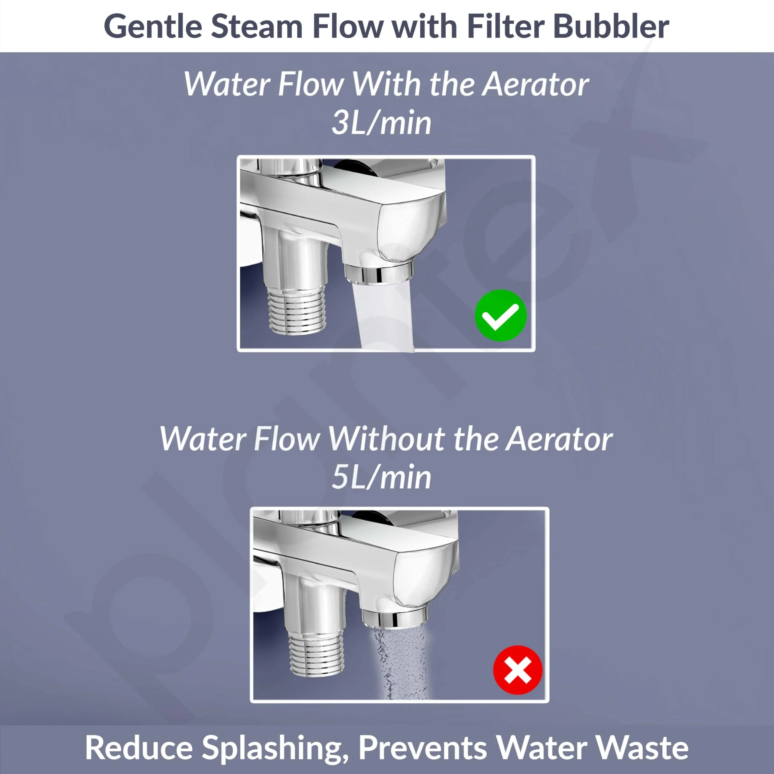 Plantex Two Way Tap for Washing Machine/Quarter Turn 2 in 1 Bib Cock/Wash Basin tap with Teflon Tape and Wall Flange/2 Way Bathroom Tap with Brass Spindle -(Saga-Chrome) - Image 6